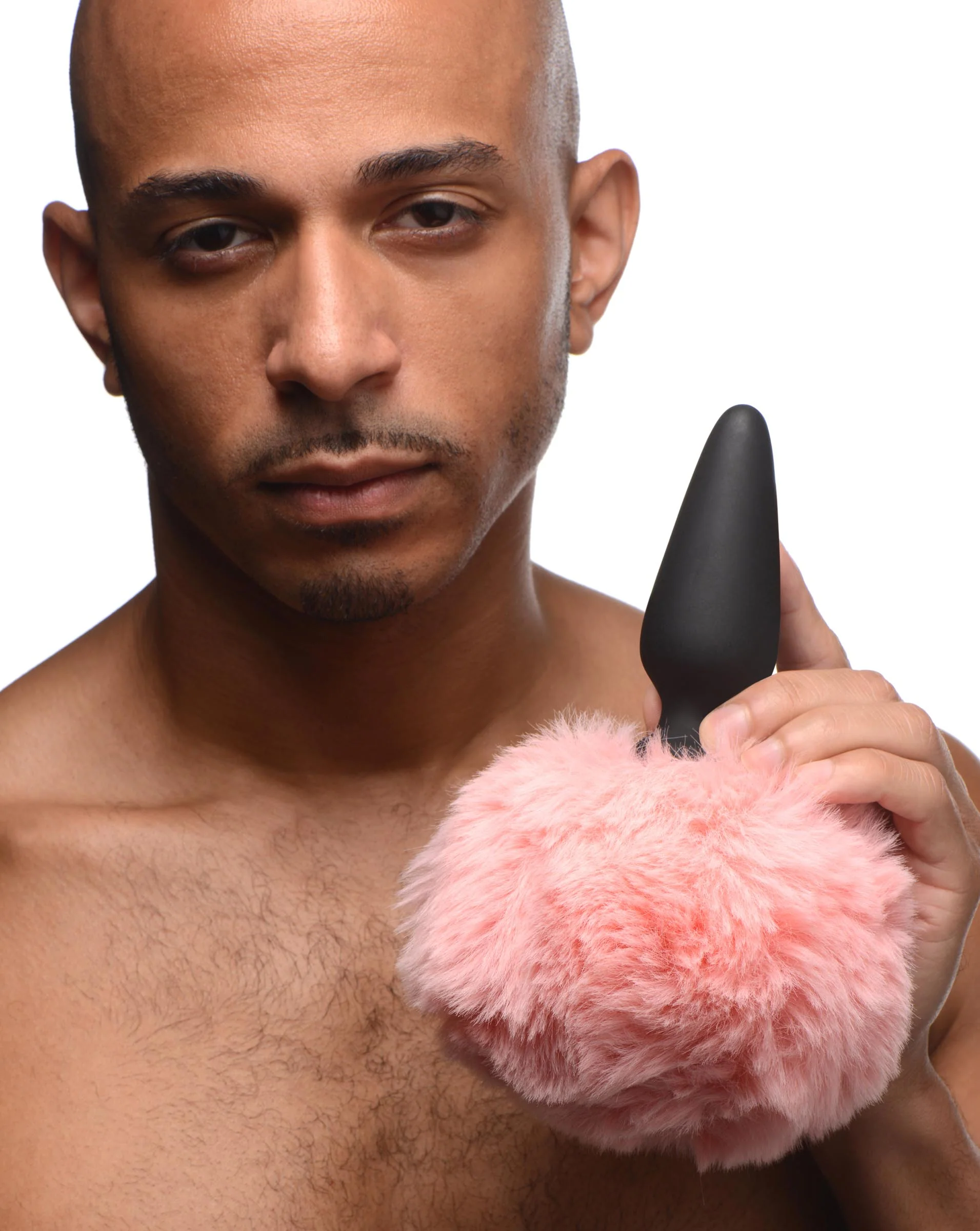 Large Anal Plug With Interchangeable Bunny Tail - Image 2