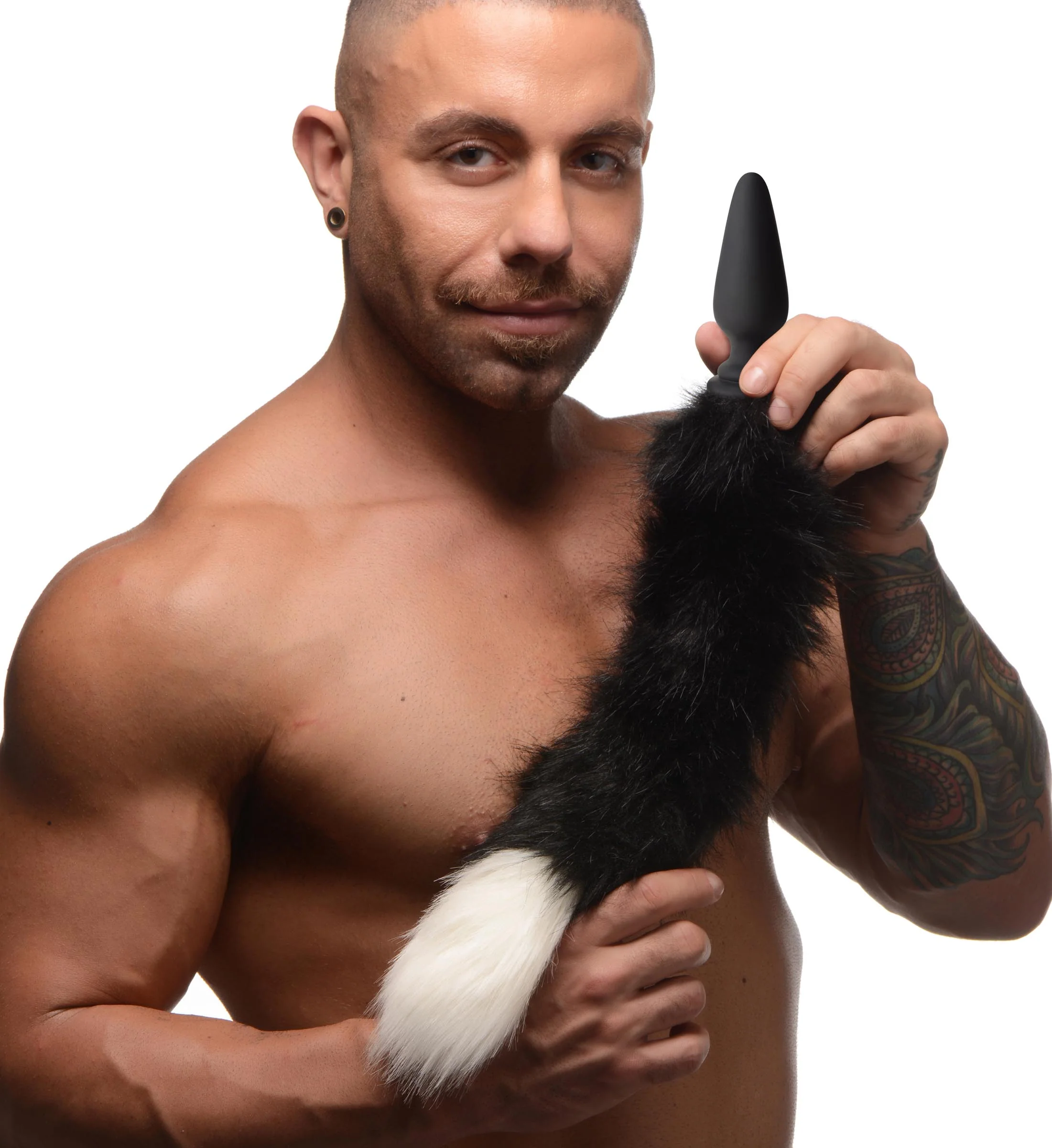 Large Anal Plug With Interchangeable Fox Tail - Image 2