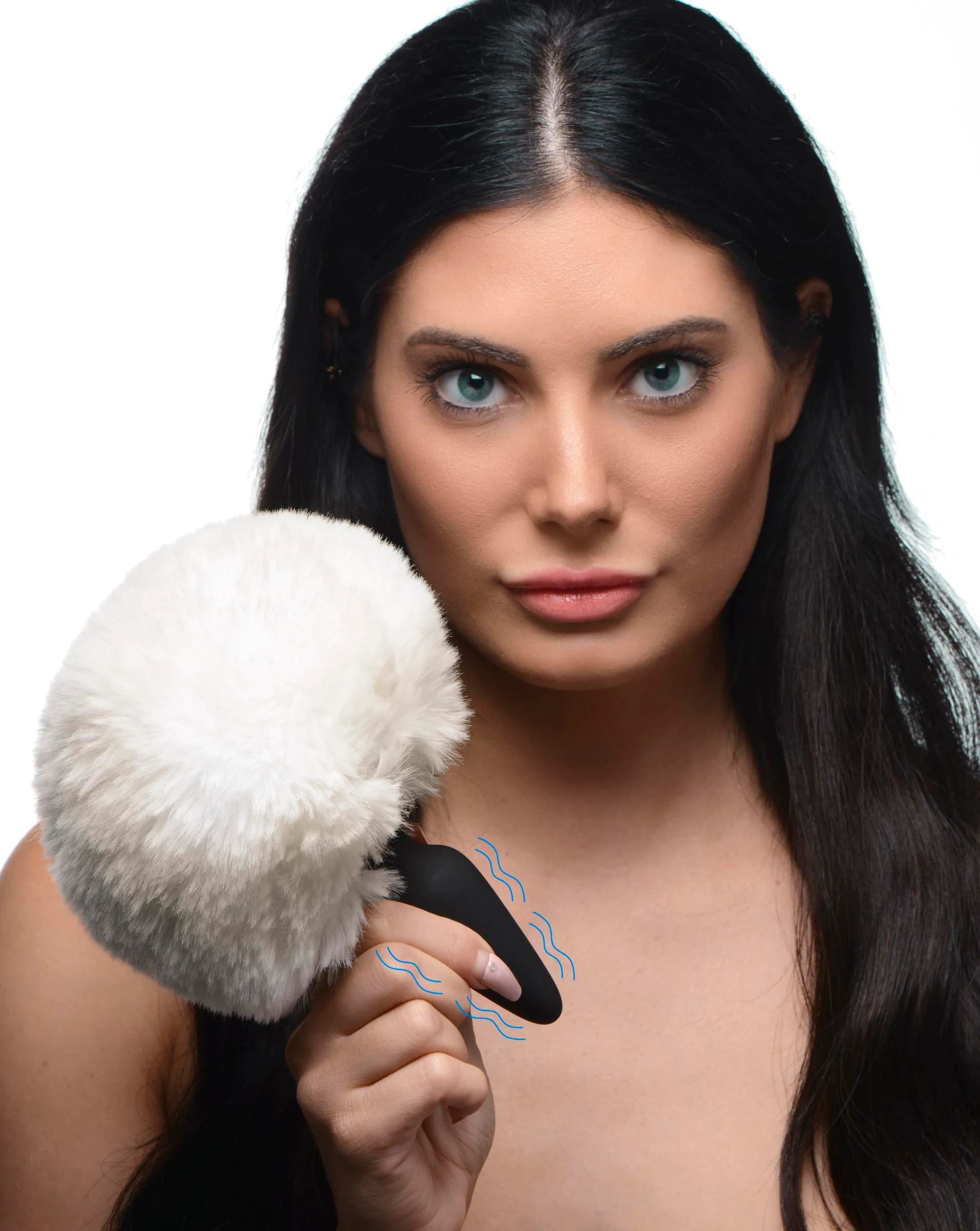 Small Vibrating Anal Plug With Interchangeable Bunny Tail - Image 10