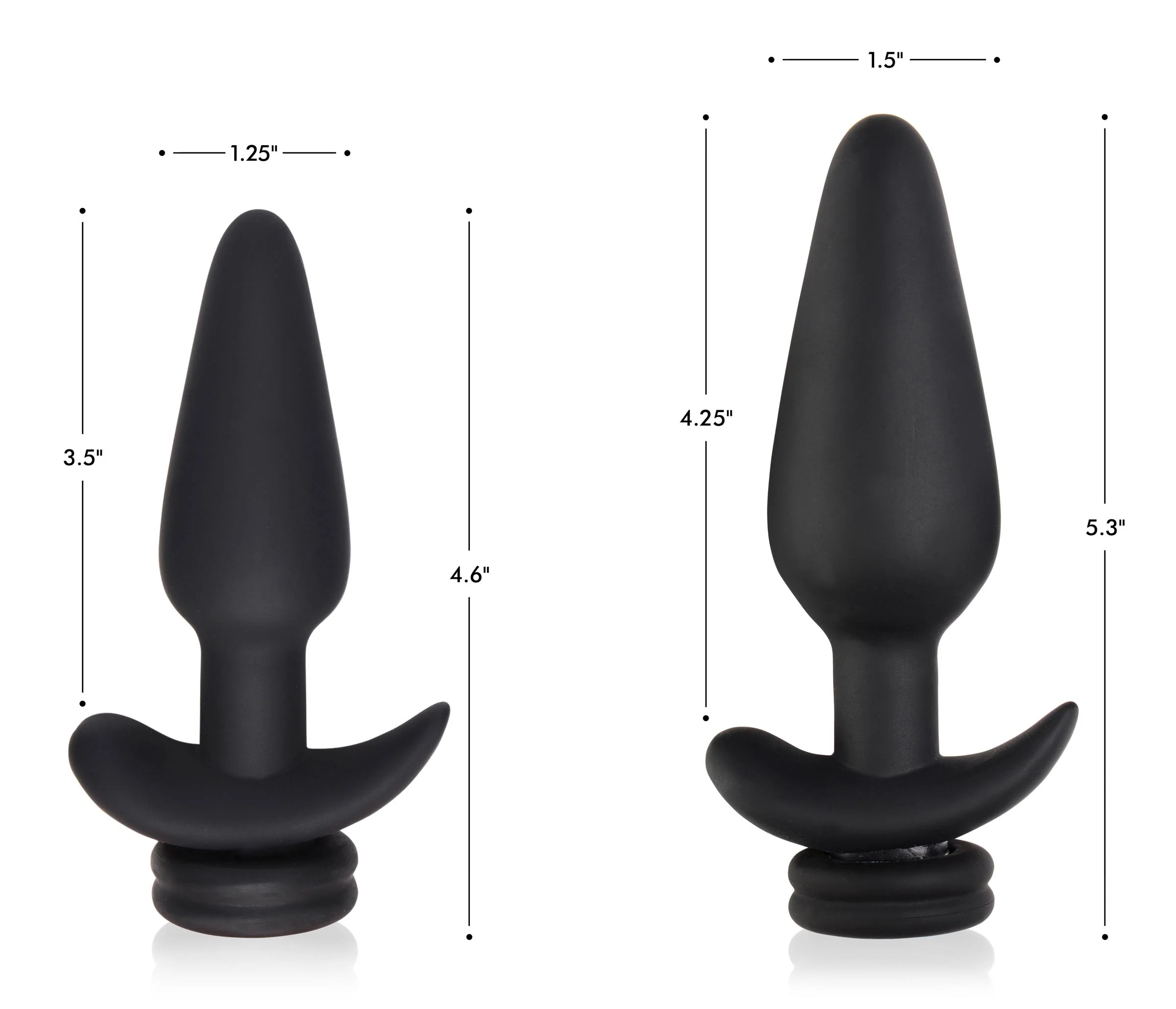 Small Vibrating Anal Plug With Interchangeable Fox Tail - Image 3