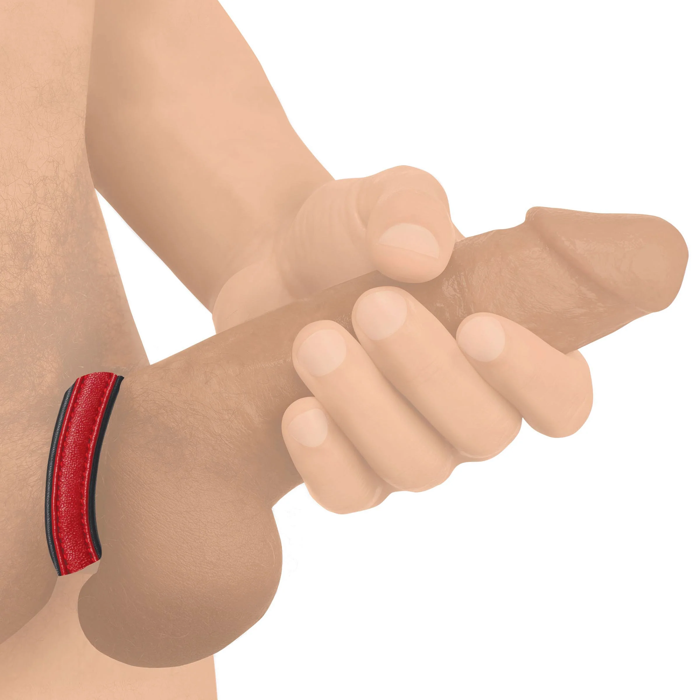 Velcro Leather Cock Ring