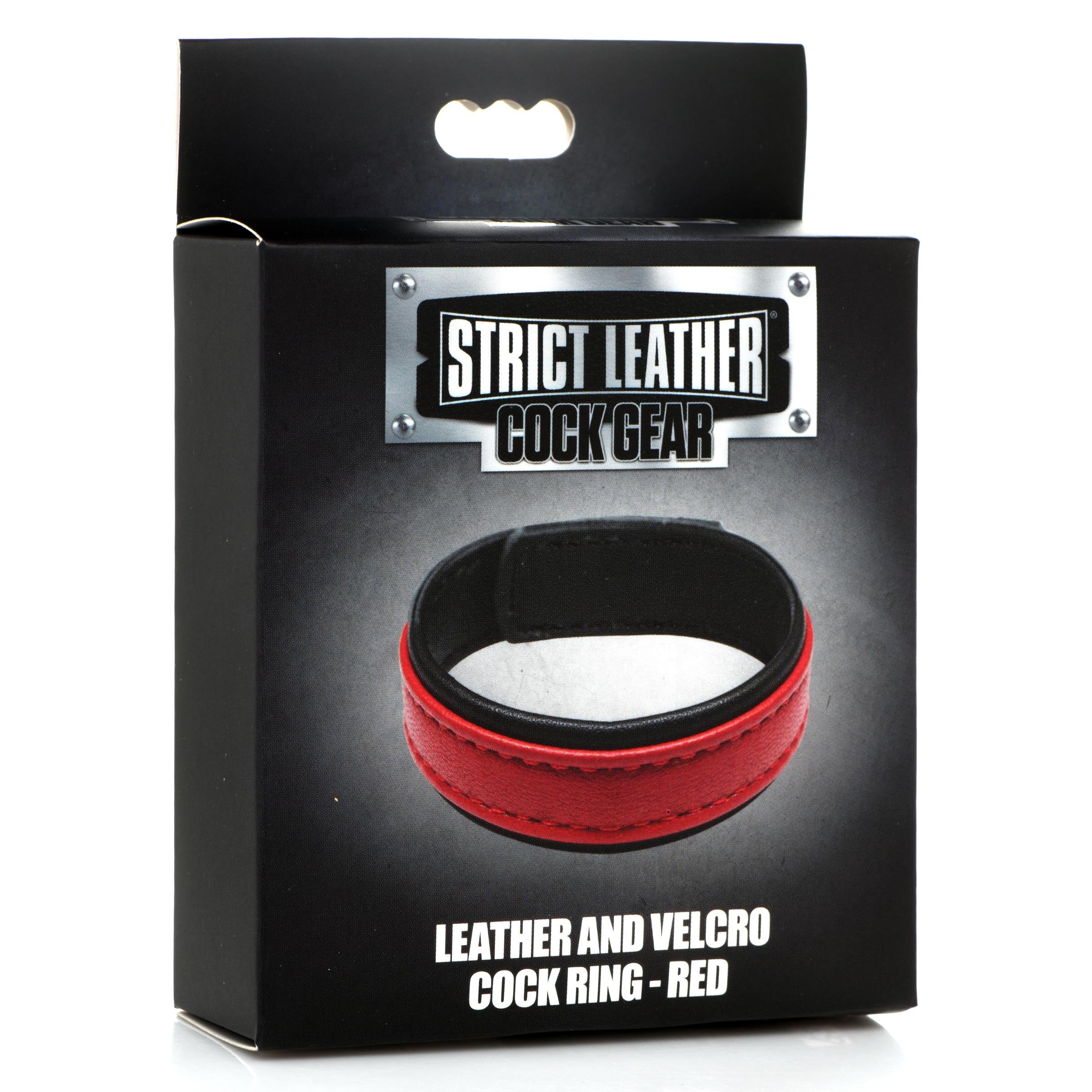 Velcro Leather Cock Ring - Image 2
