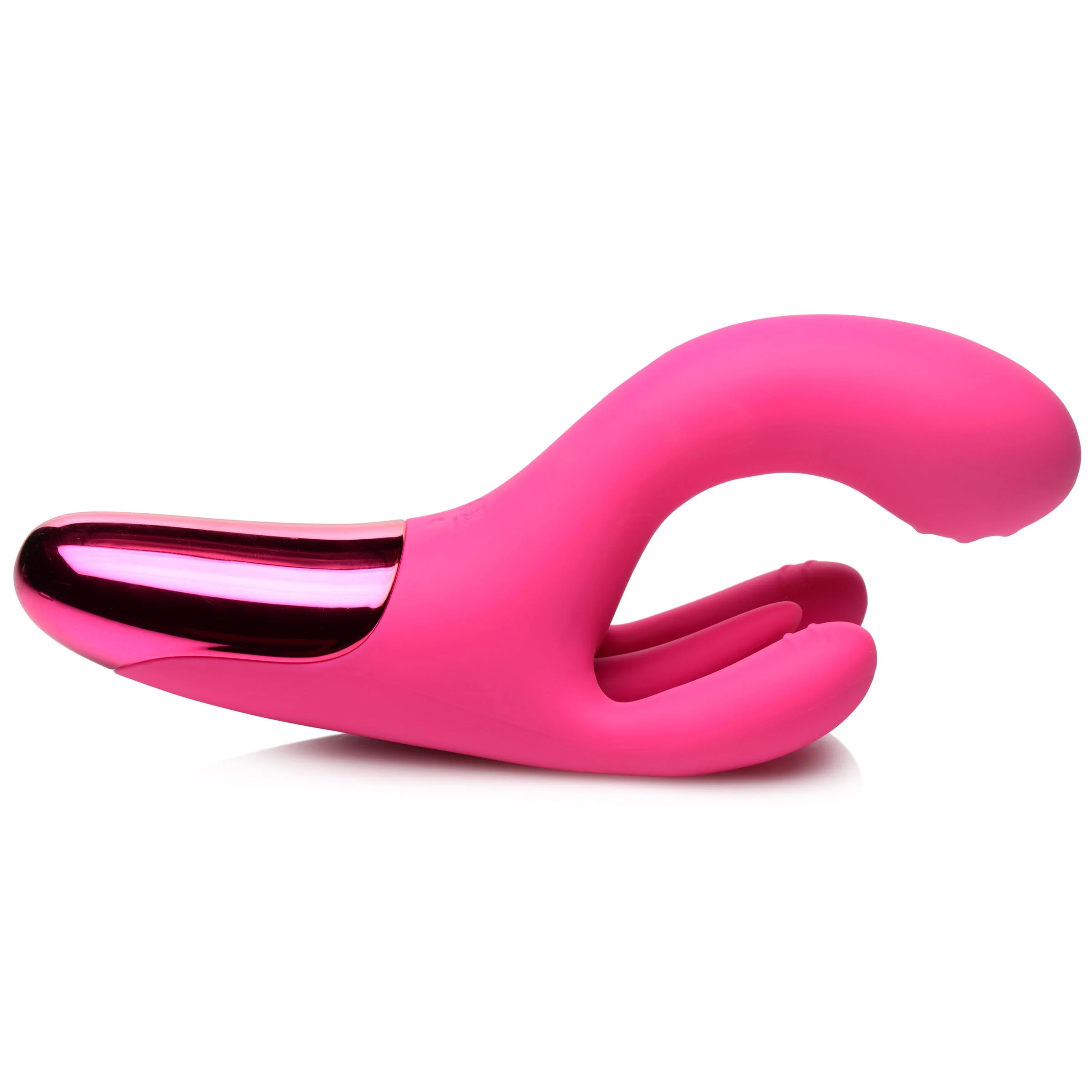 10x Triple Rabbit Silicone Vibrator - Image 4