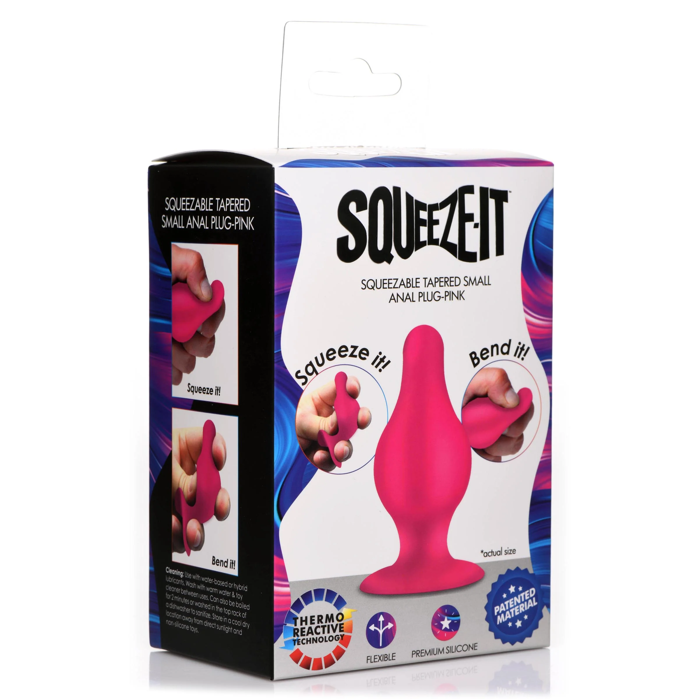 Squeezable Tapered Anal Plug - Image 6