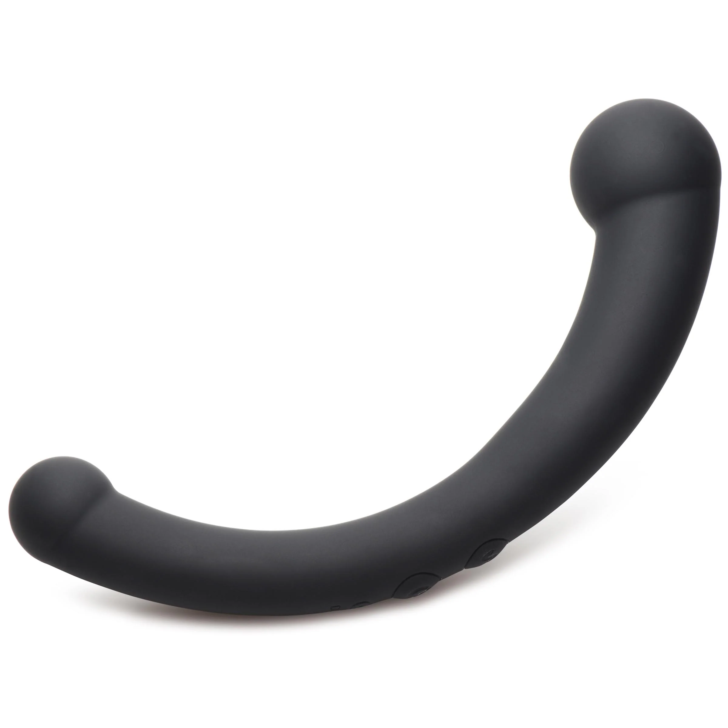 10x Vibra-crescent Vibrating Silicone Dual-ended Dildo - - Image 6