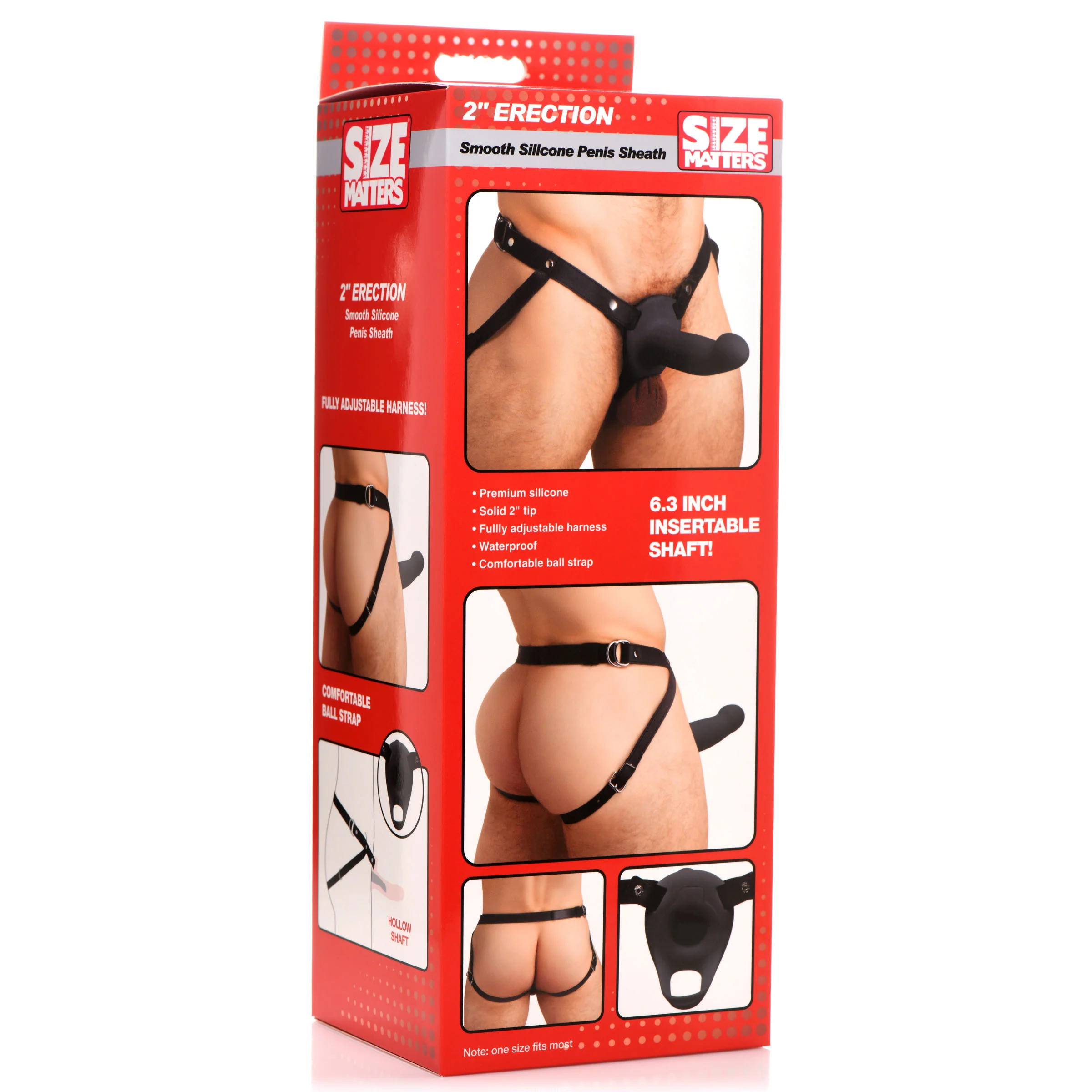 2 Inch Erection Smooth Silicone Penis Sheath - Image 4