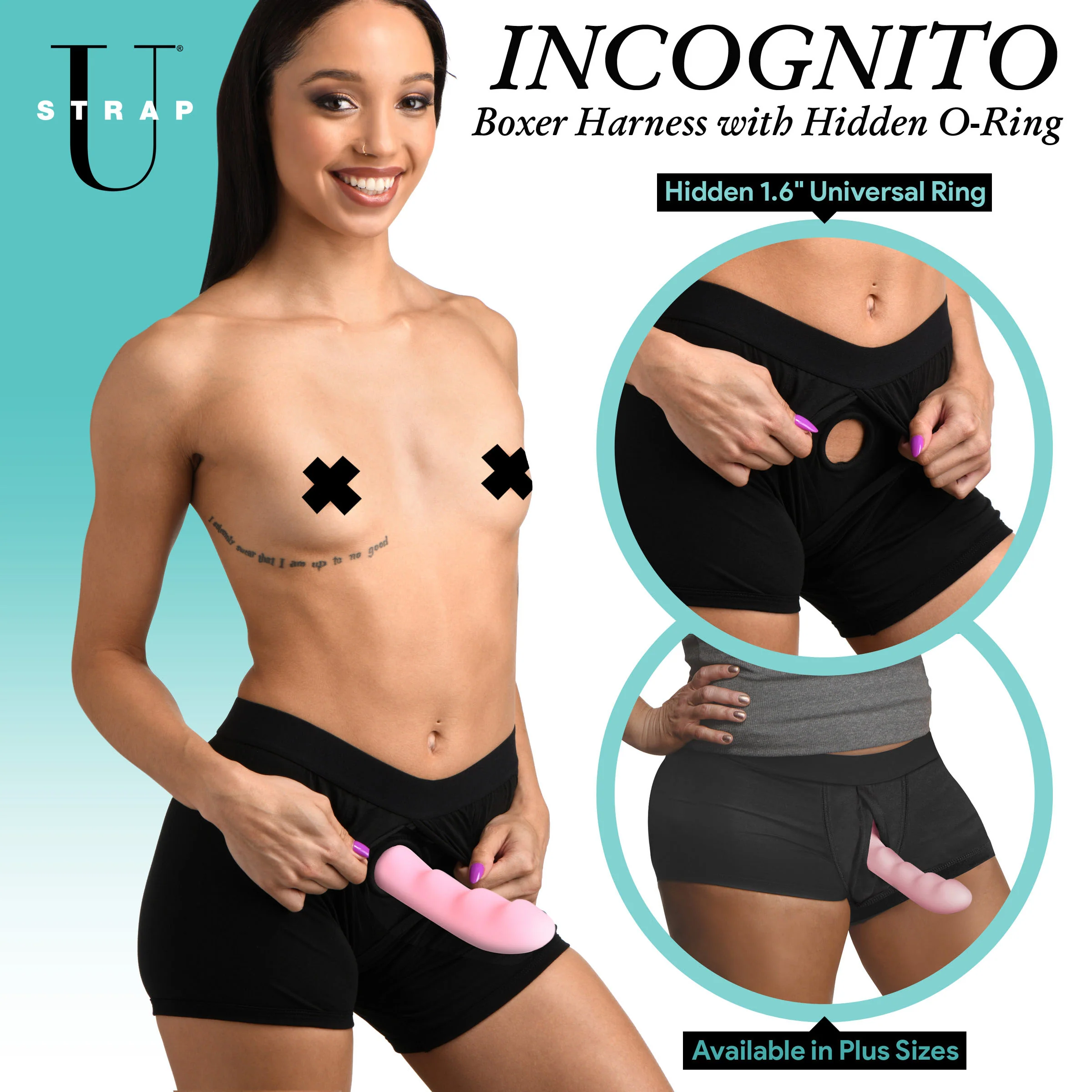 Incognito Boxer Harness With Hidden O-ring - Image 2
