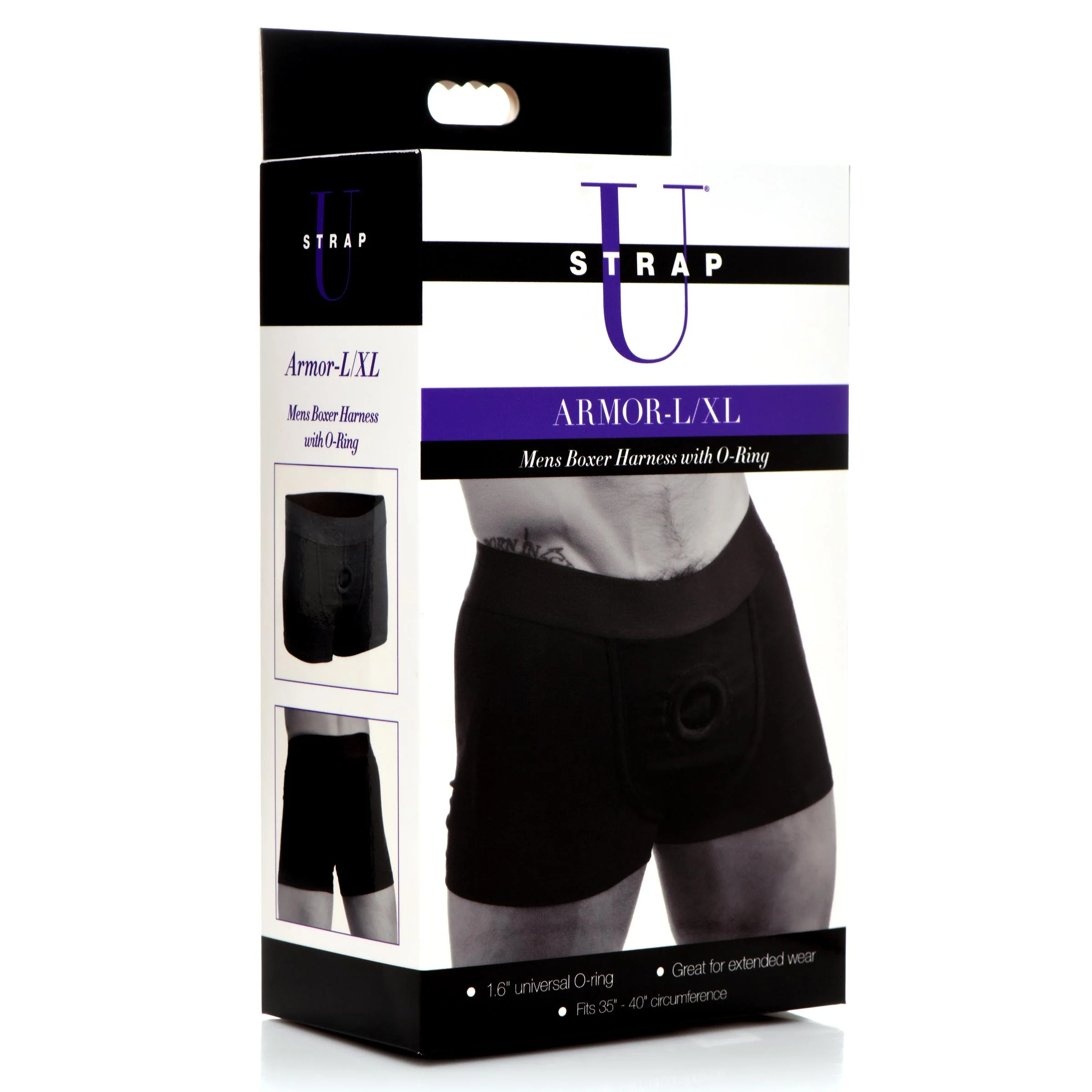 Armor Mens Boxer Harness With O-ring - - Image 4