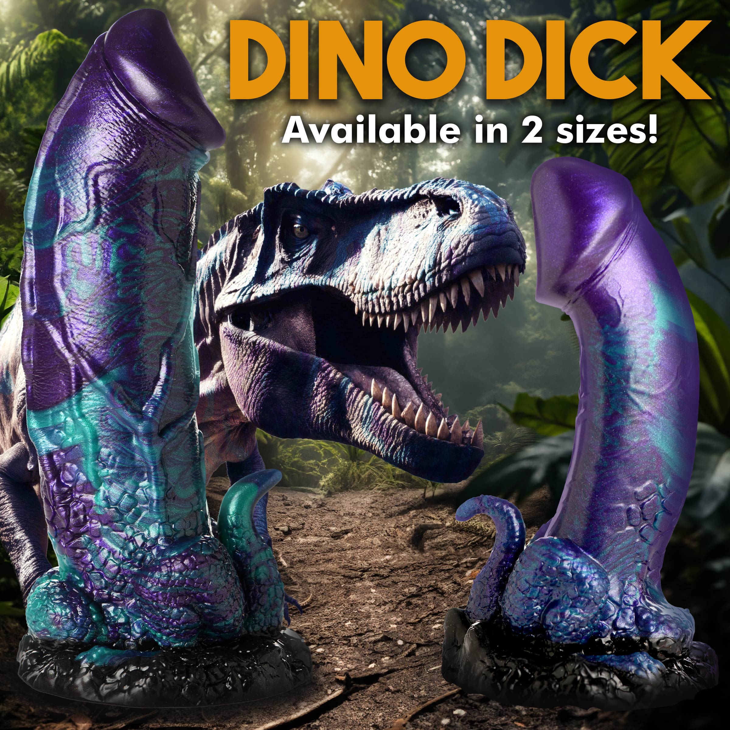 Dino-dick Silicone Dildo - Image 3