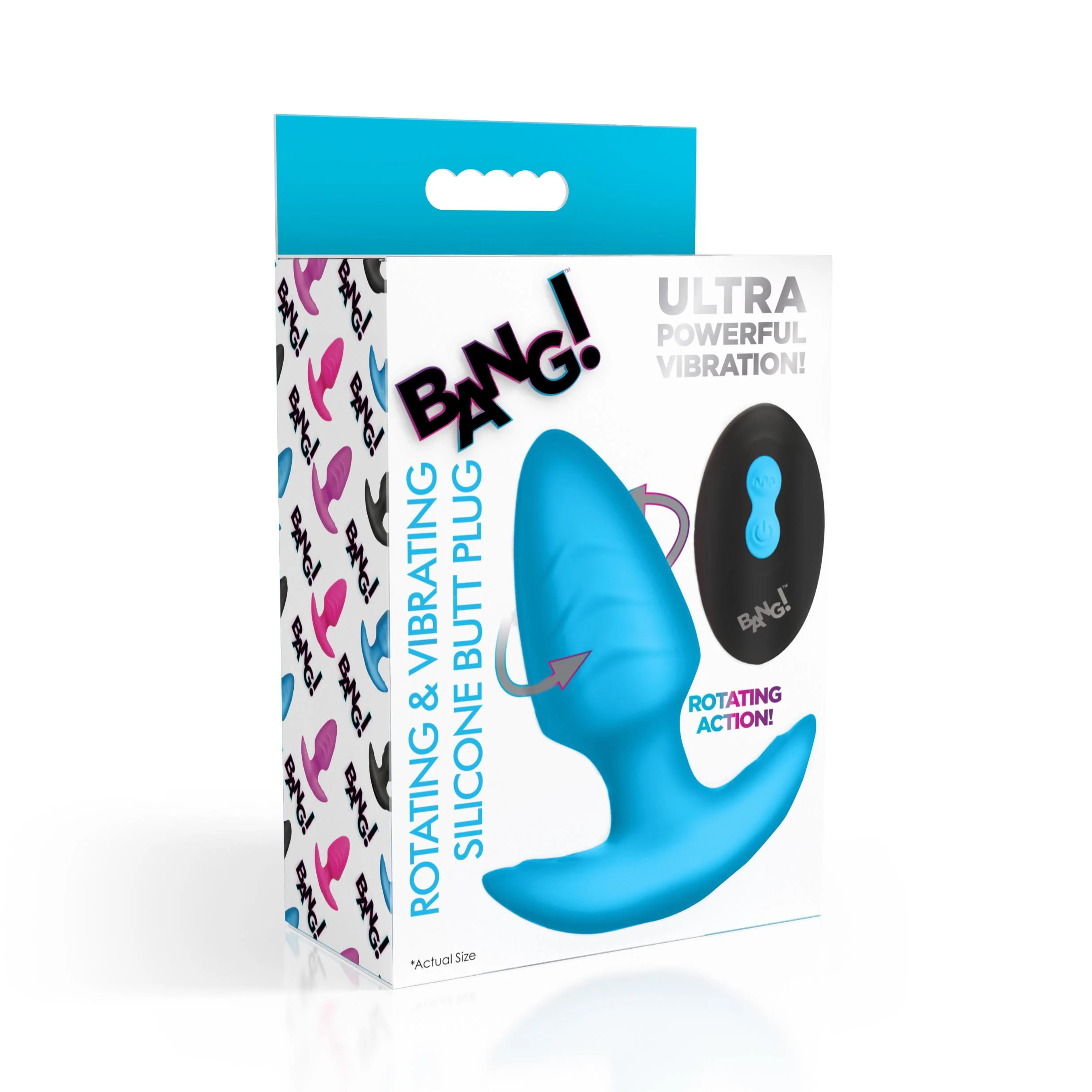 Rotating And Vibrating Silicone Butt Plug - Image 7