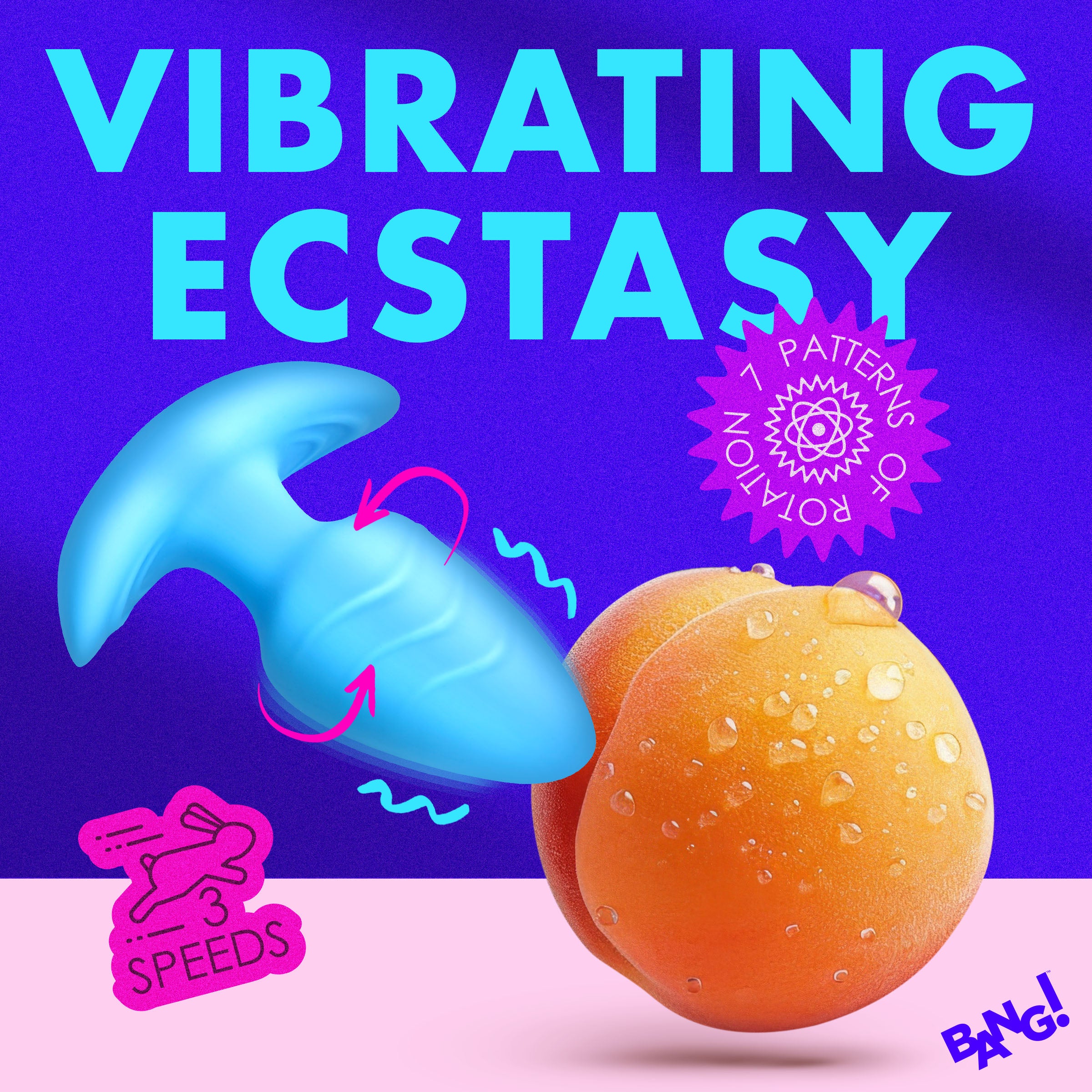 Rotating And Vibrating Silicone Butt Plug - Image 8