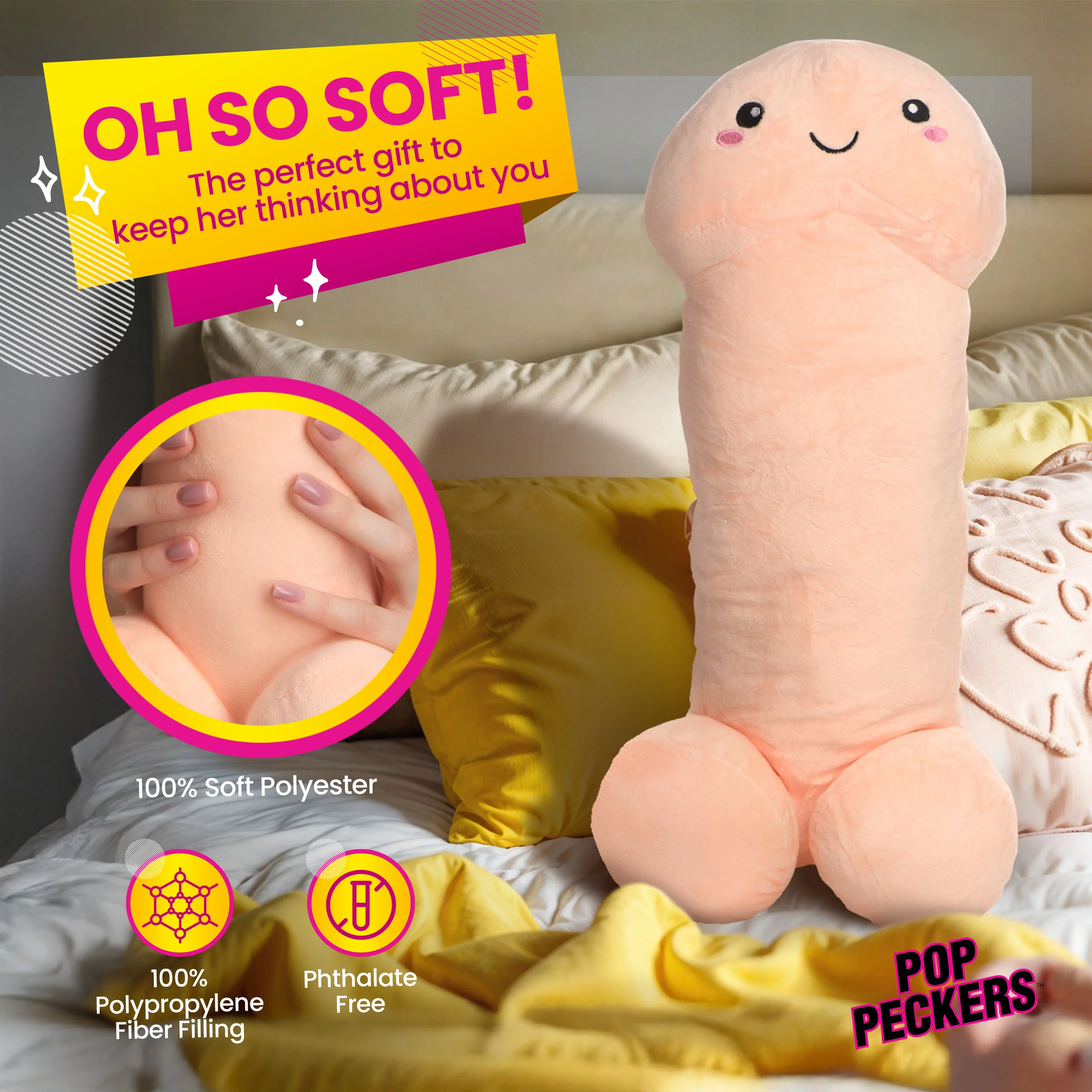 Happy Peckers Penis Pillow - Image 2