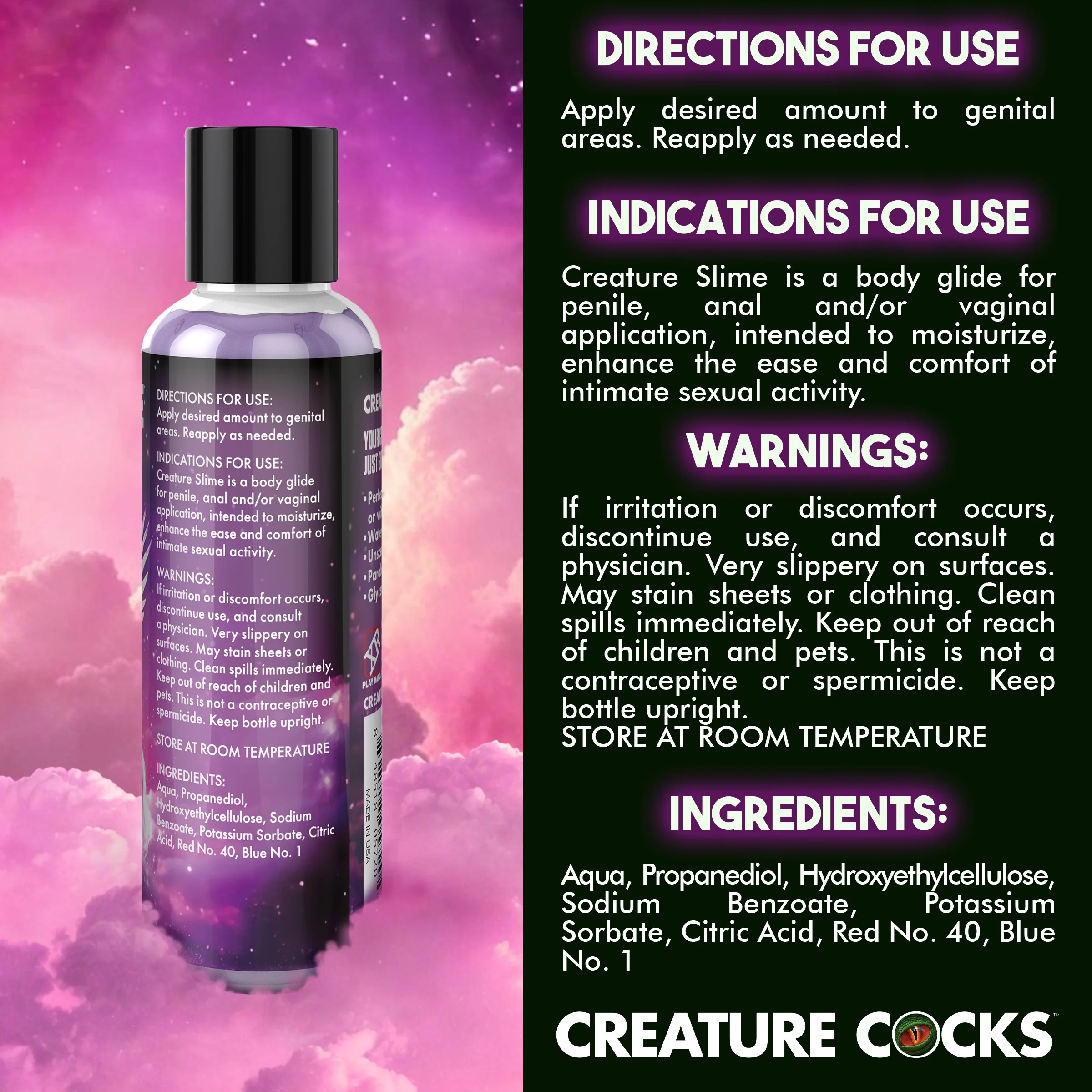 Purple Creature Slime Water-based Lubricant - Image 8