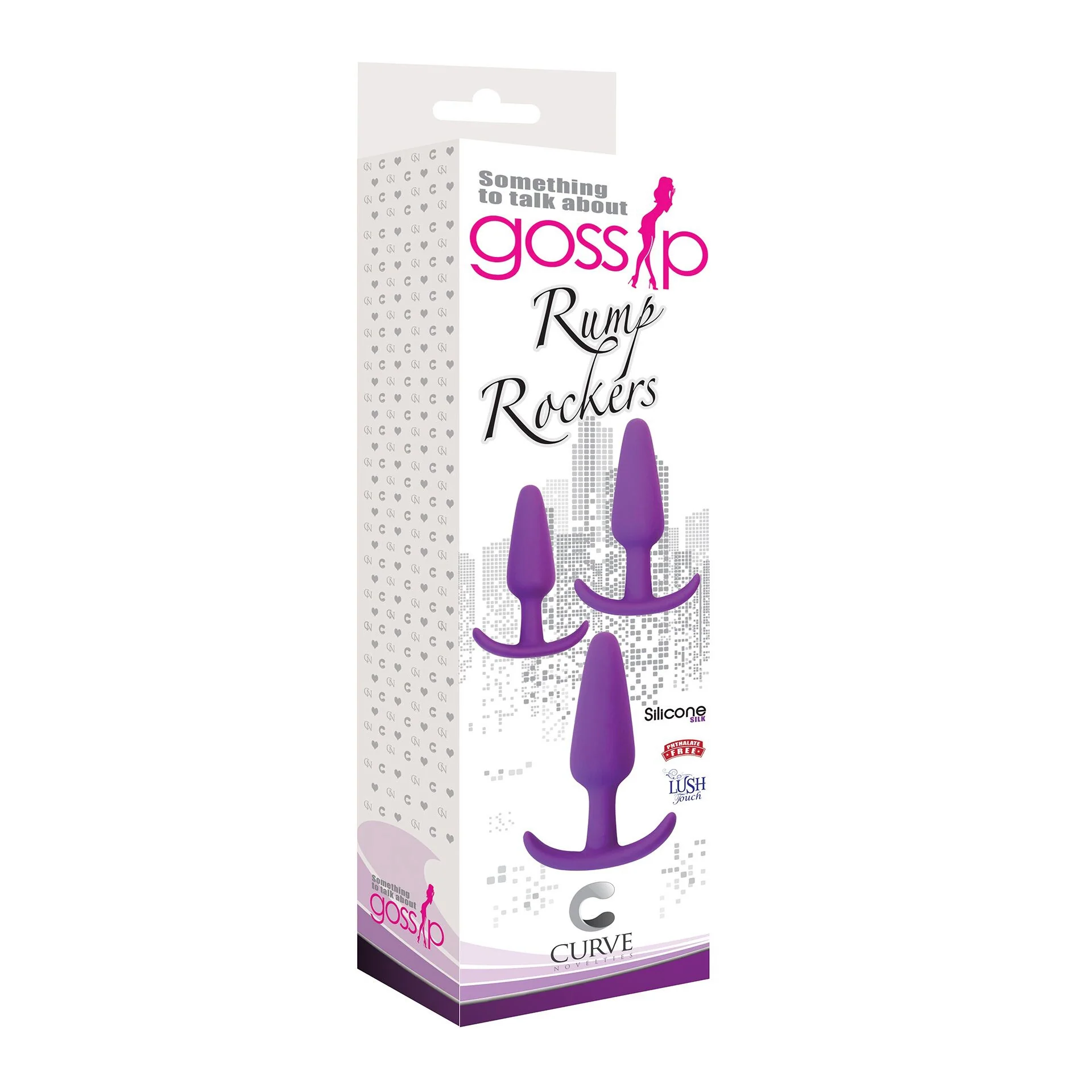 Rump Rockers 3 Piece Silicone Anal Plug Set - Image 2