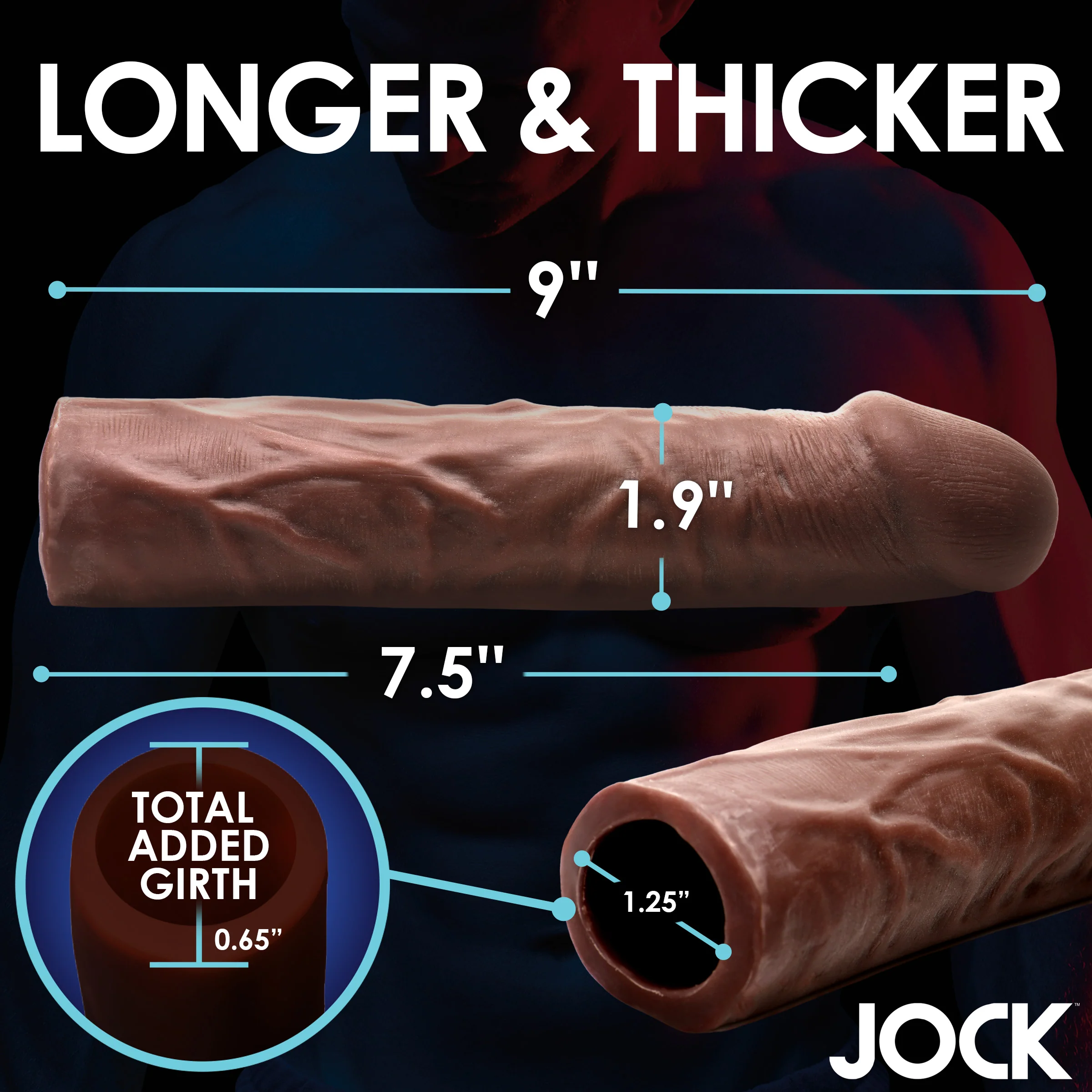 Extra Long 1.5 Inch Penis Extension - - Image 8