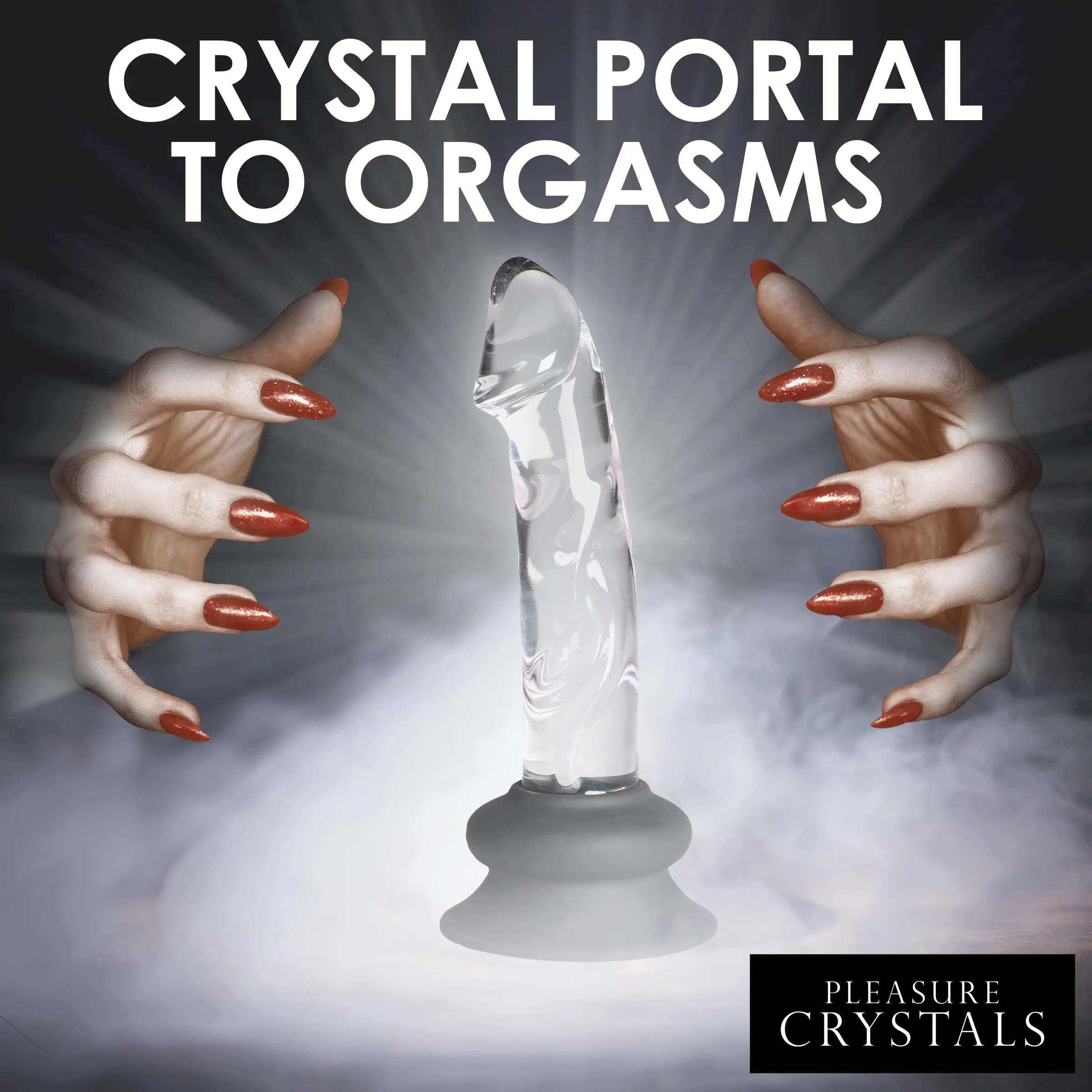 Glass Dildo With Silicone Base - Inch - Image 5