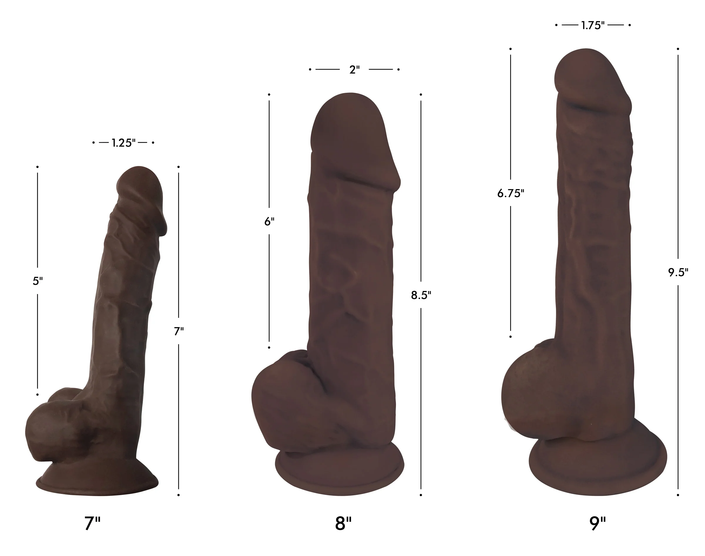 Silexpan Hypoallergenic Silicone Dildo With Balls - Image 2