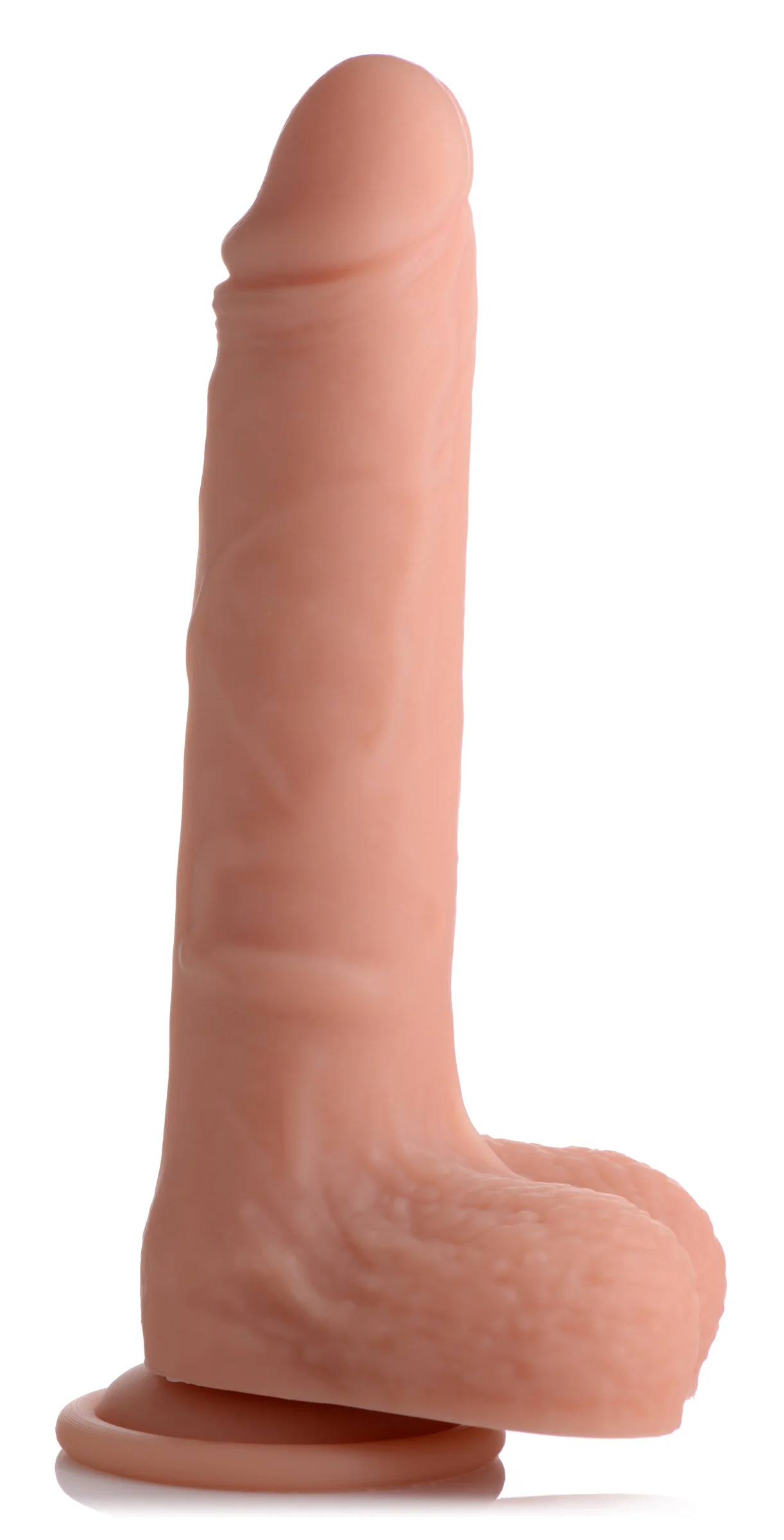 Vibrating And Rotating Remote Control Silicone Dildo With Balls - Image 4