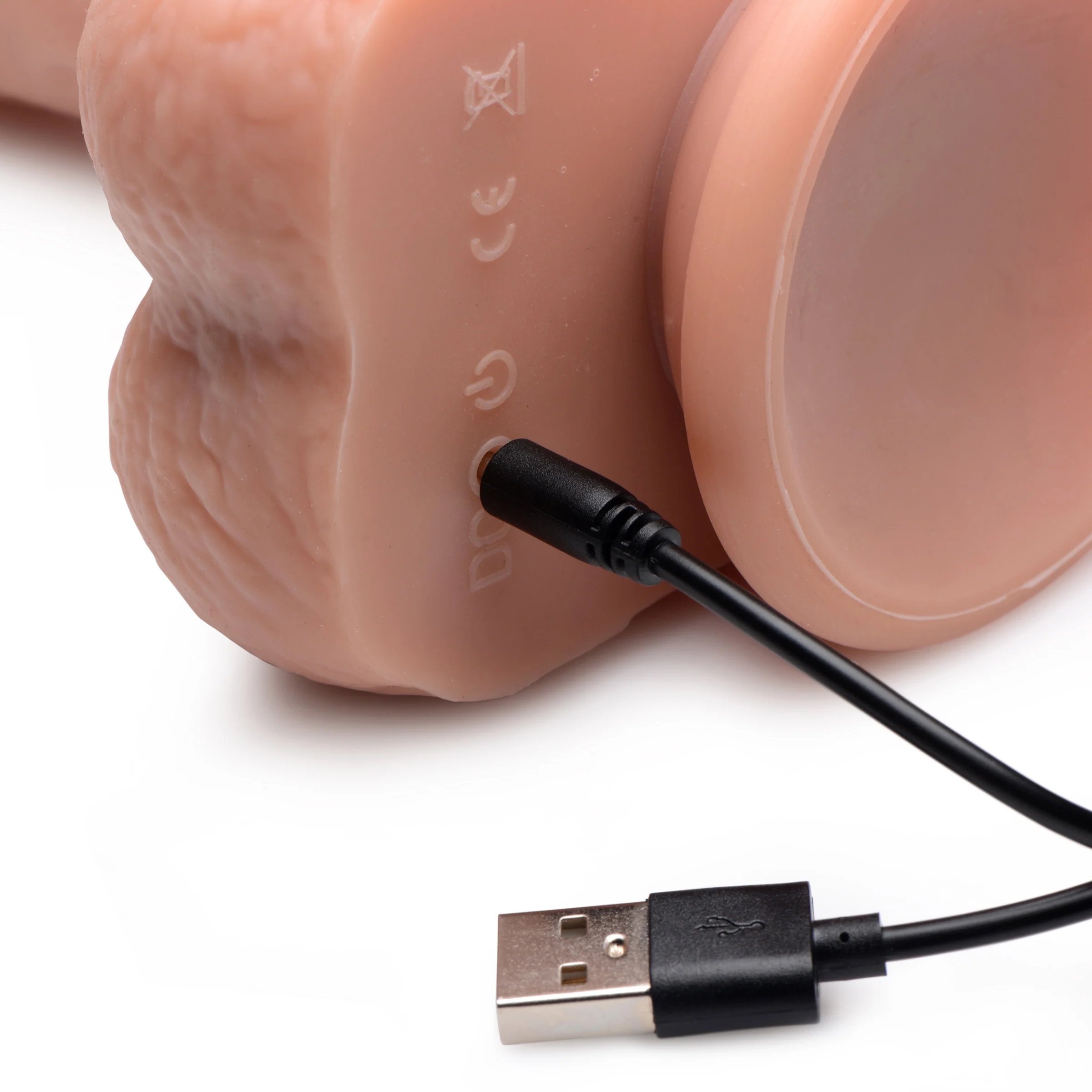 Vibrating & Thrusting Remote Control Silicone Dildo - Image 2