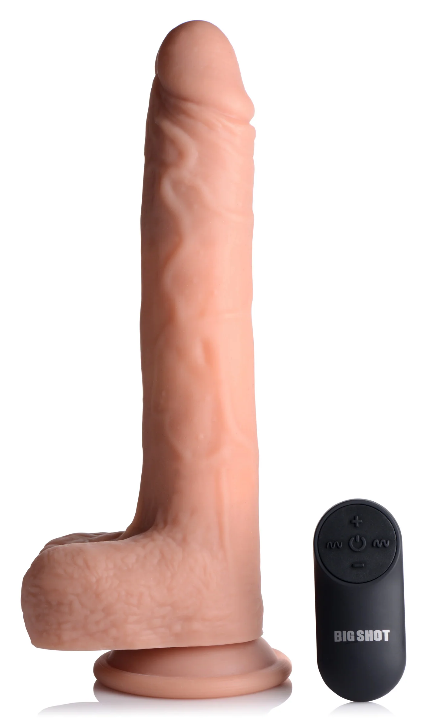 Vibrating & Thrusting Remote Control Silicone Dildo - Image 6