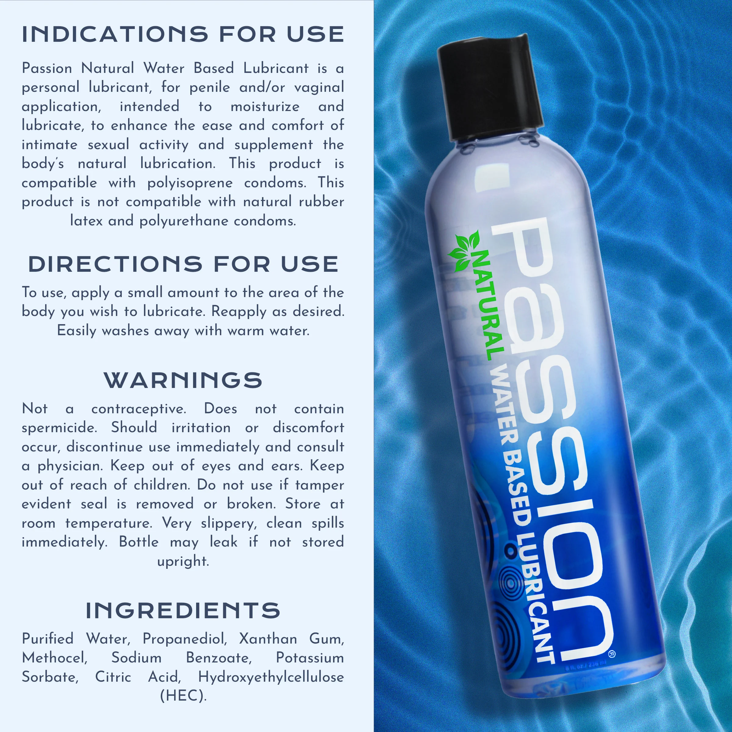 Passion Natural Water-based Lubricant - Image 7