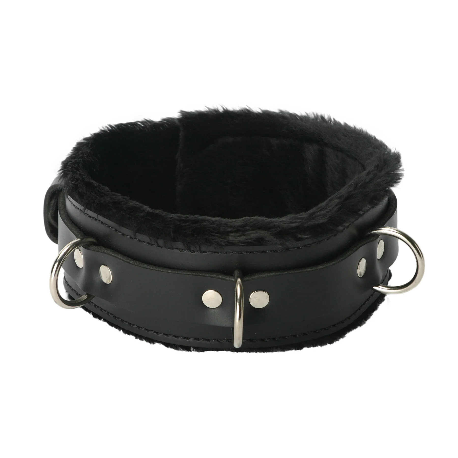Strict Leather Premium Fur Lined Locking Collar - Image 2