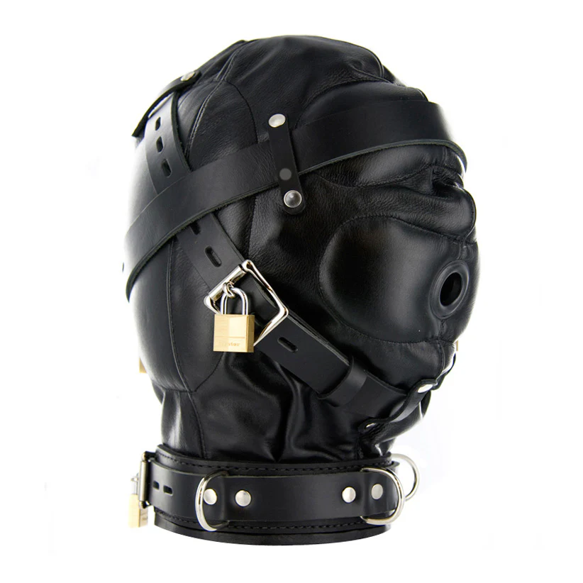 Strict Leather Sensory Deprivation Hood - Image 4