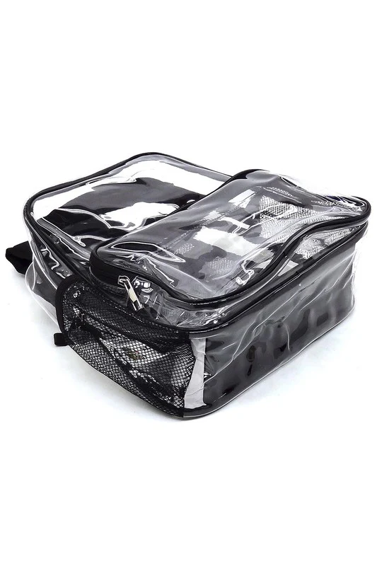 See Thru Clear Bag Backpack School Bag - Image 13