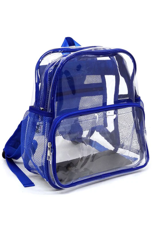 See Thru Clear Bag Backpack School Bag - Image 5