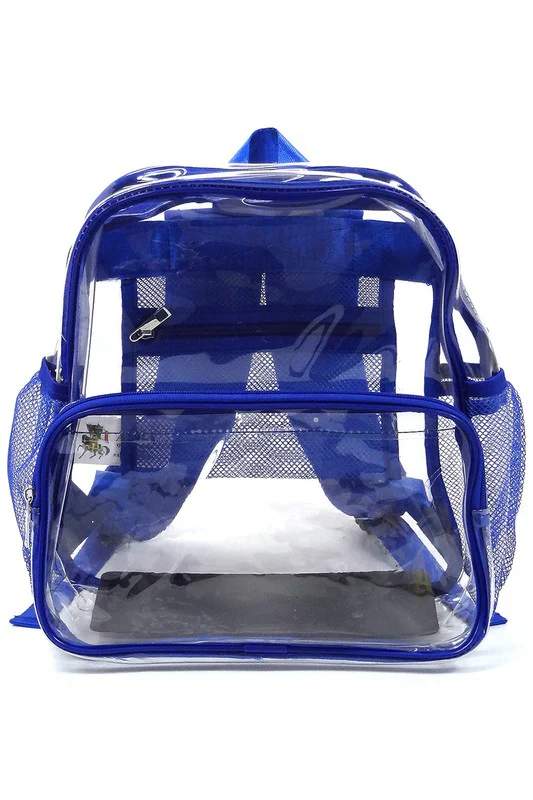 See Thru Clear Bag Backpack School Bag - Image 6