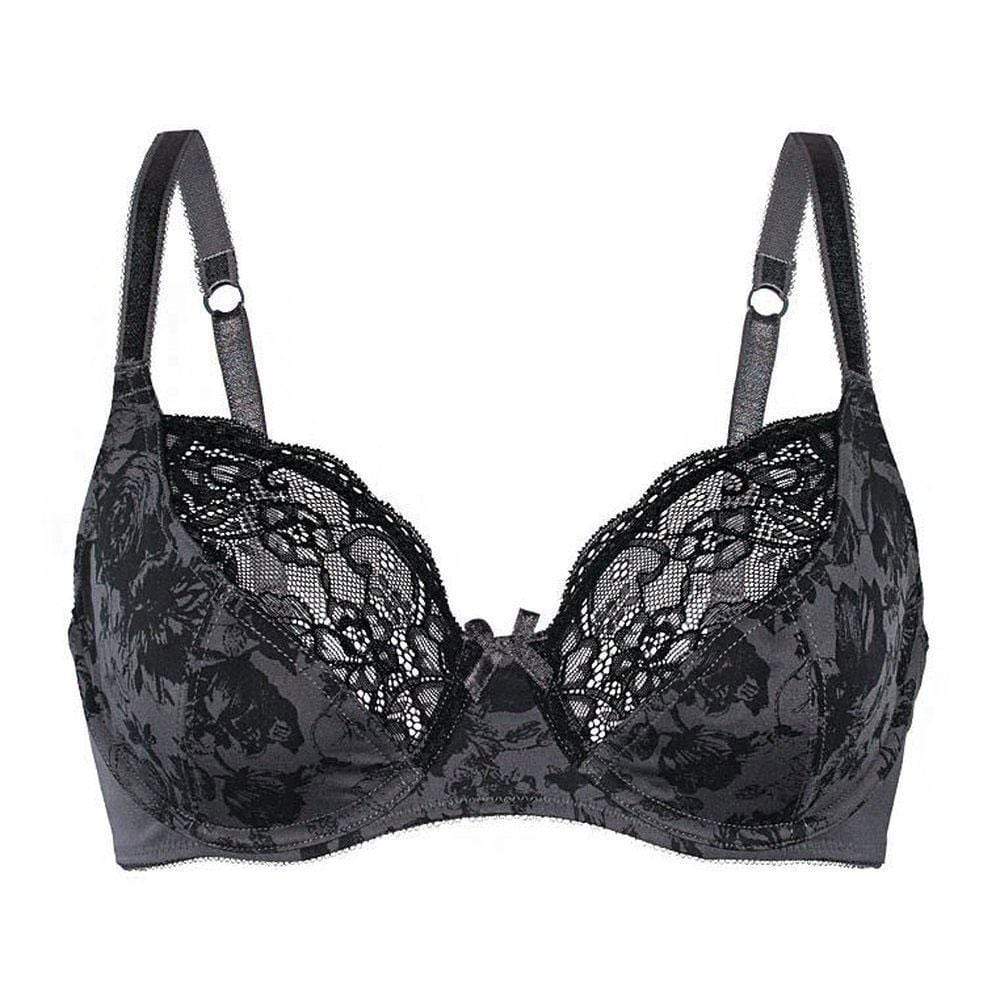 Sassa Charming Floral Semi Sheer Lace Demi Bra - Image 3