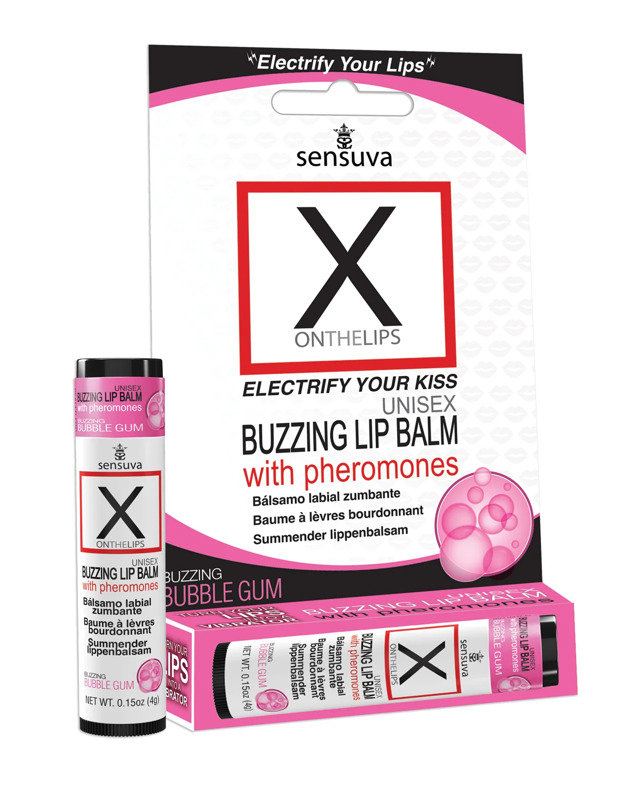 Sensuva X on the Lips w/Pheromones - Bubble Gum