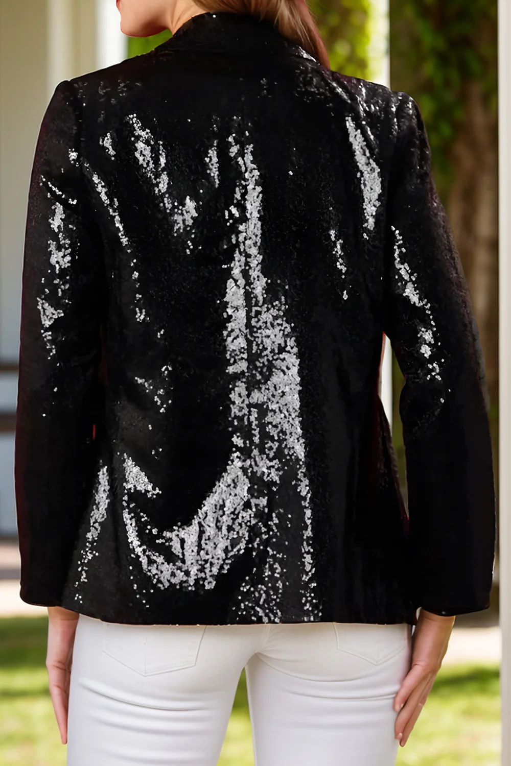 Sequin Nutcracker Long Sleeve Blazer - Image 3