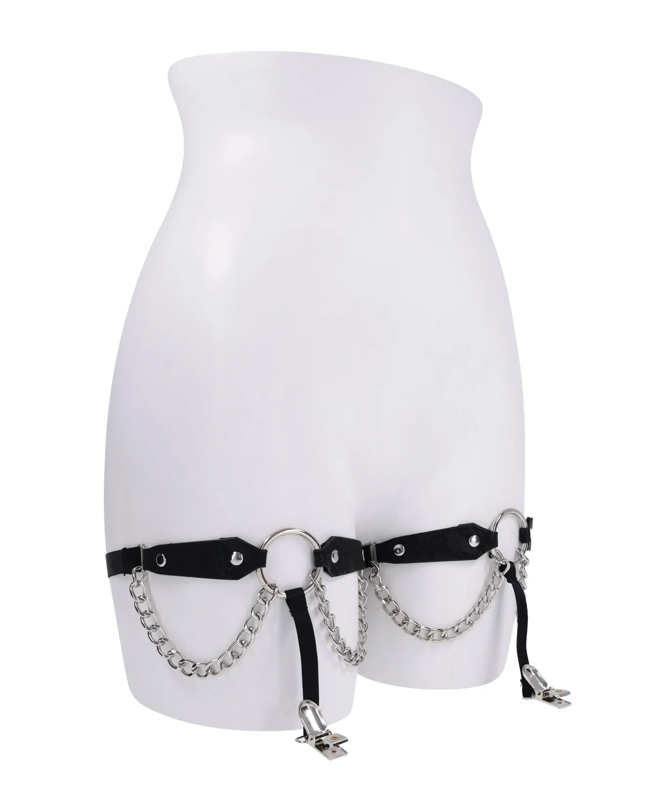 Sex & Mischief Chain Lace Garters - Image 4