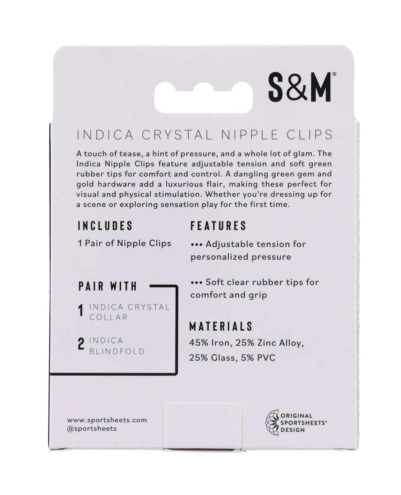 Sex & Mischief Indica Crystal Nipple Clips - Image 5