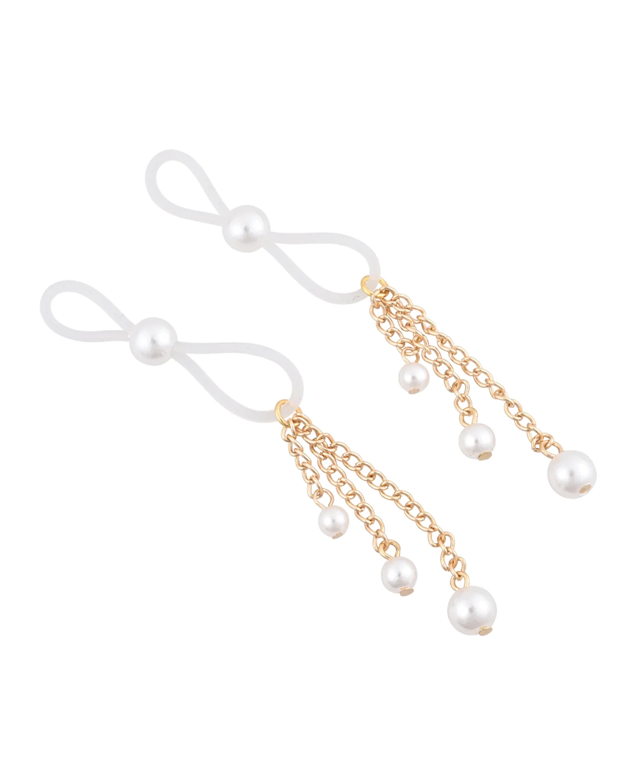 Sex & Mischief Pearl Nipple Ties - Image 3