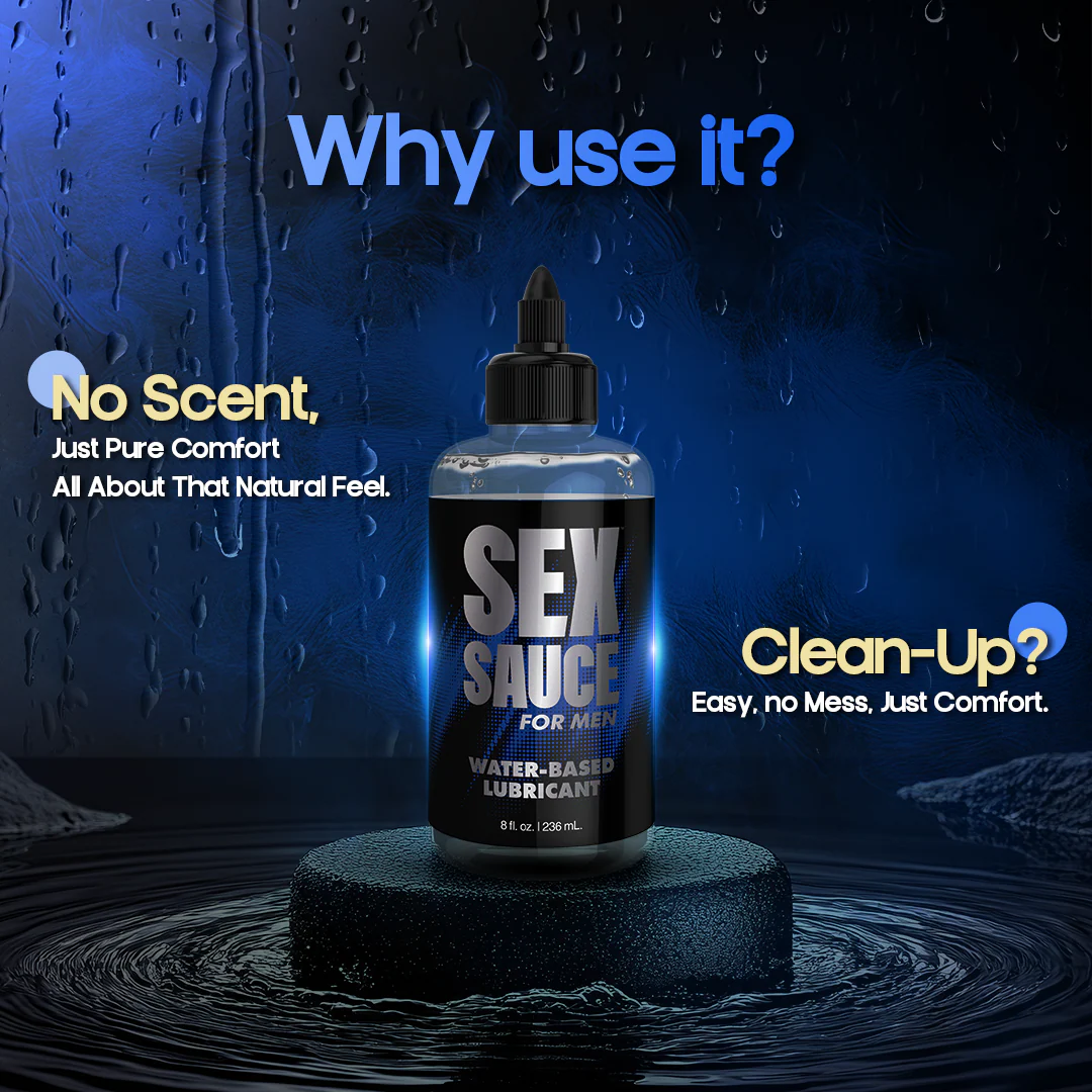 Sex Sauce For Men Water-based Lubricant - 8oz - Image 5