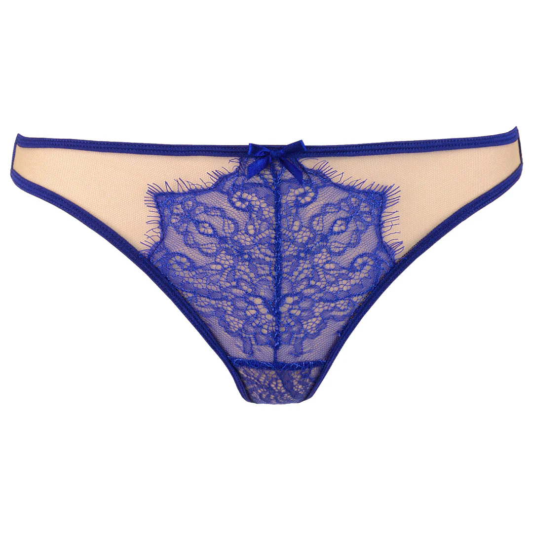 Axami Summer Love Strappy Sheer Mesh Lace Thong Panty - Image 3
