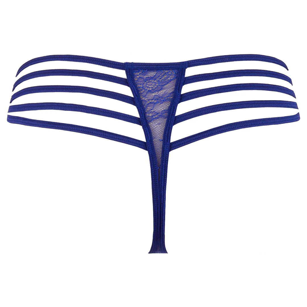 Axami Summer Love Strappy Sheer Mesh Lace Thong Panty - Image 4