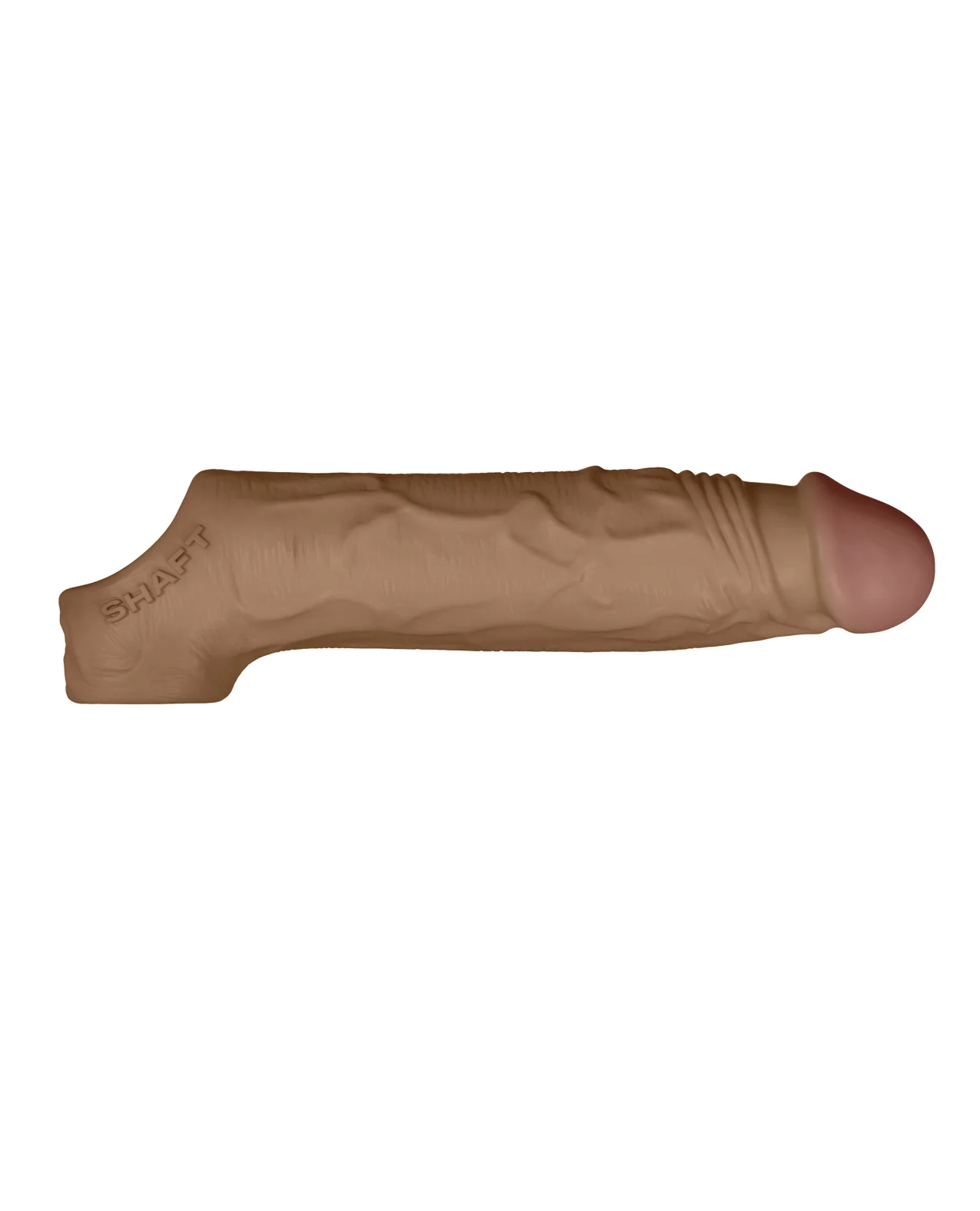 Shaft Model F Flexskin Liquid Silicone 7.8" Sheath - Oak - Image 4