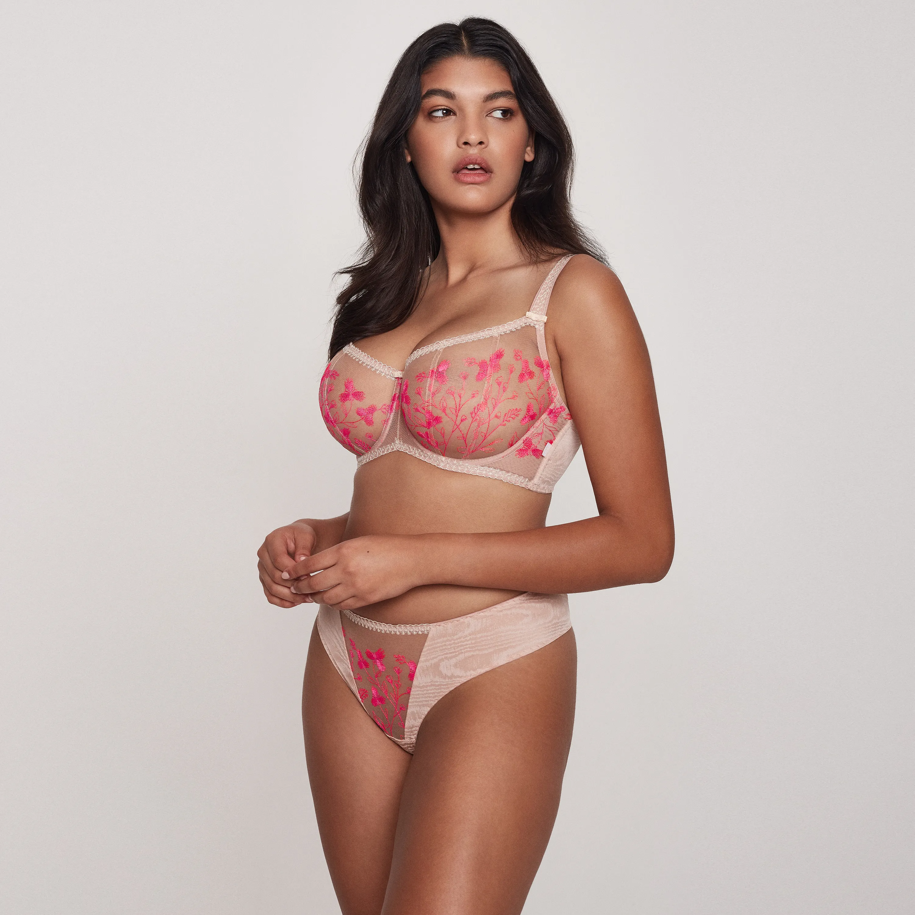 Sheer Balconette Underwire Bra Flirt - Image 3