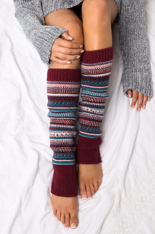 Short Fairisle Legwarmer - Image 11