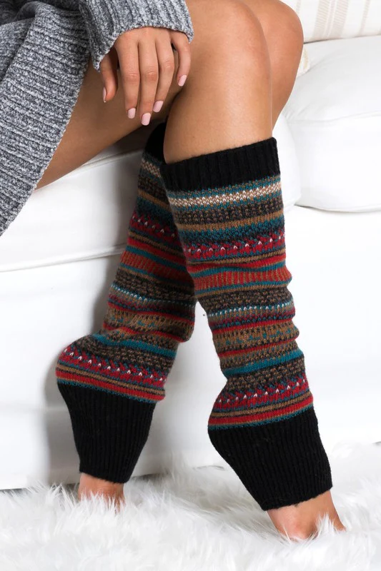 Short Fairisle Legwarmer - Image 6