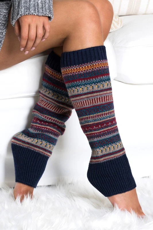 Short Fairisle Legwarmer - Image 8