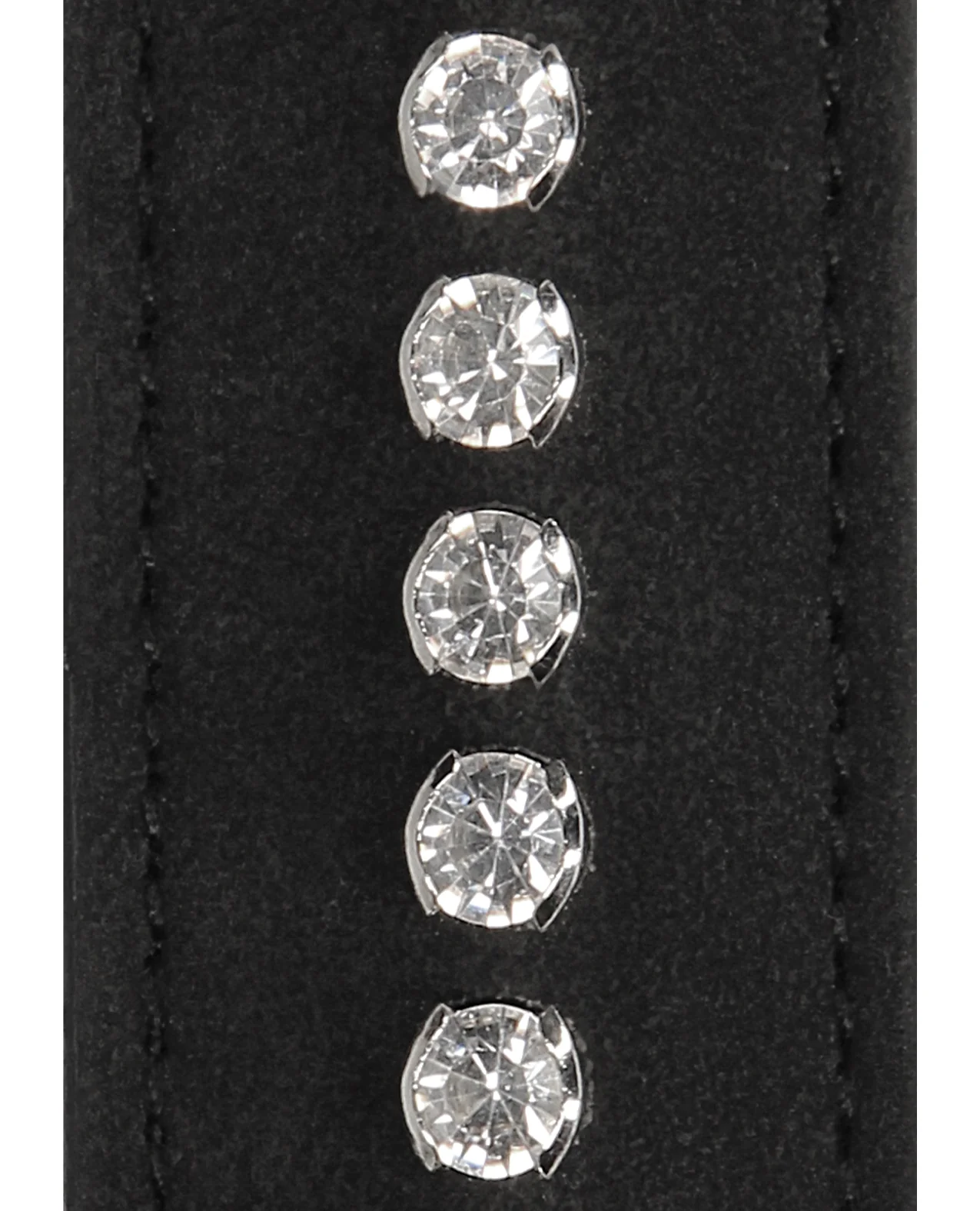 Shots Ouch Diamond Studded Eye Mask - Black - Image 5