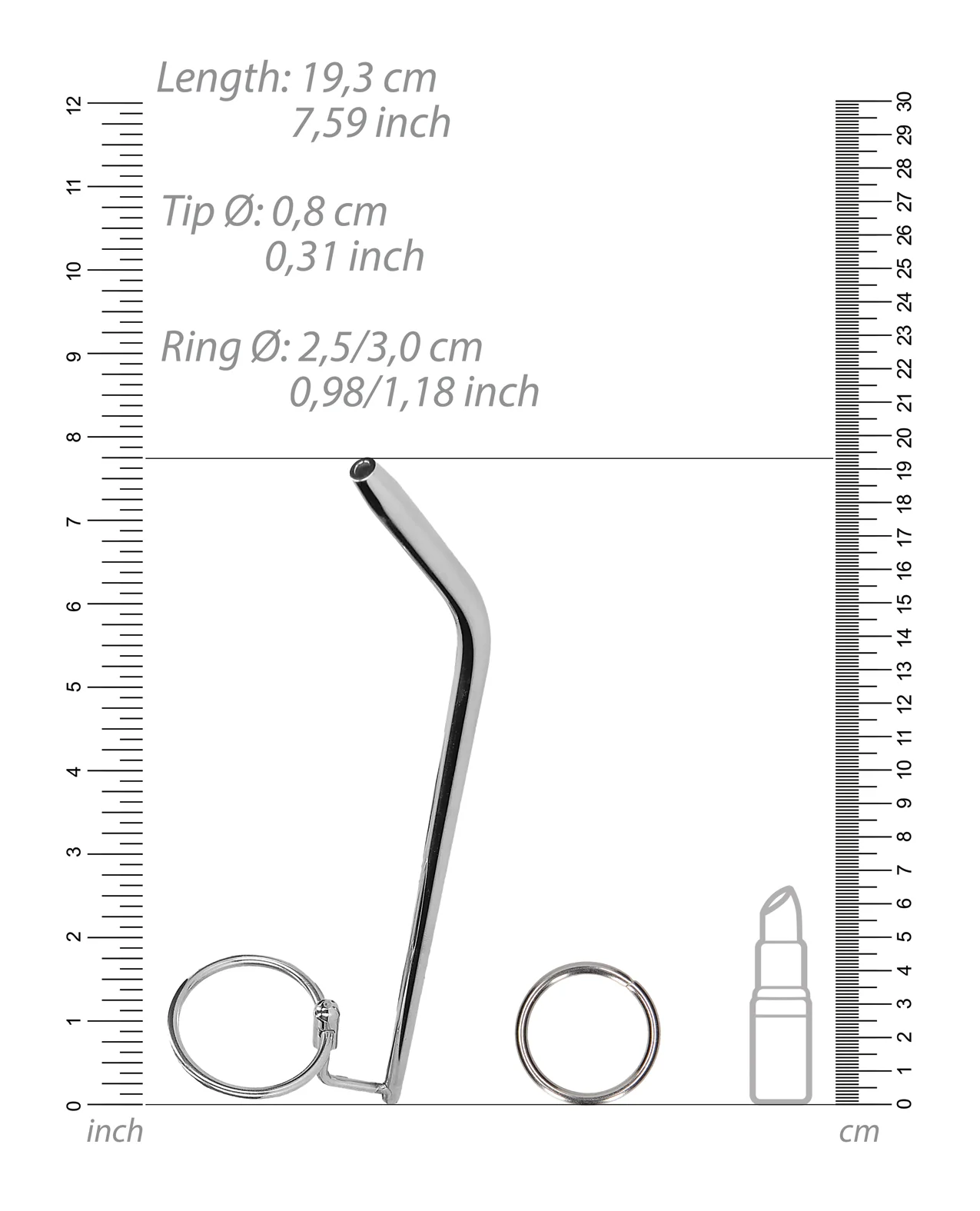 Shots Ouch Urethral Sounding Dilator Stick - Image 3