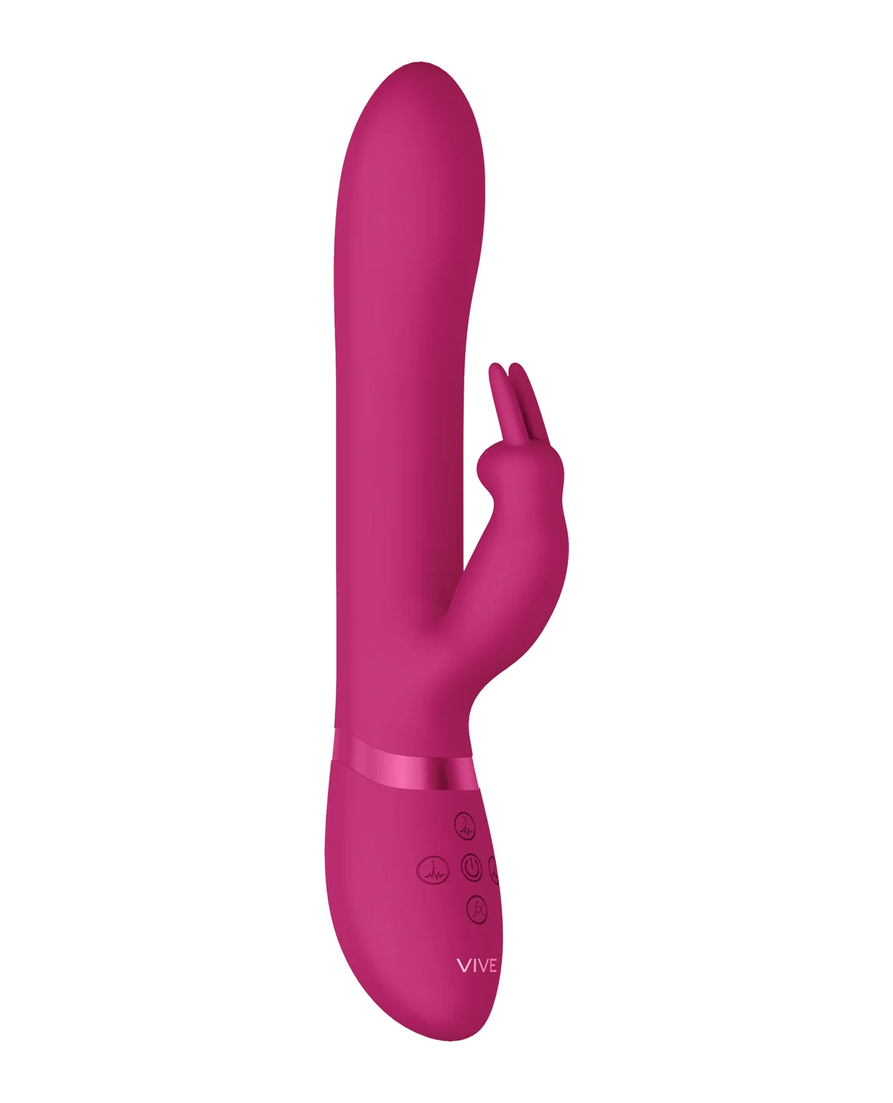 Shots Vive Amoris Stimulating Beads Rabbit - Pink - Image 3