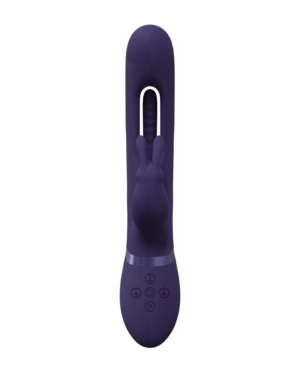 Shots Vive Mika Flapping Tongue Rabbit Vibrator - Purple - Image 4
