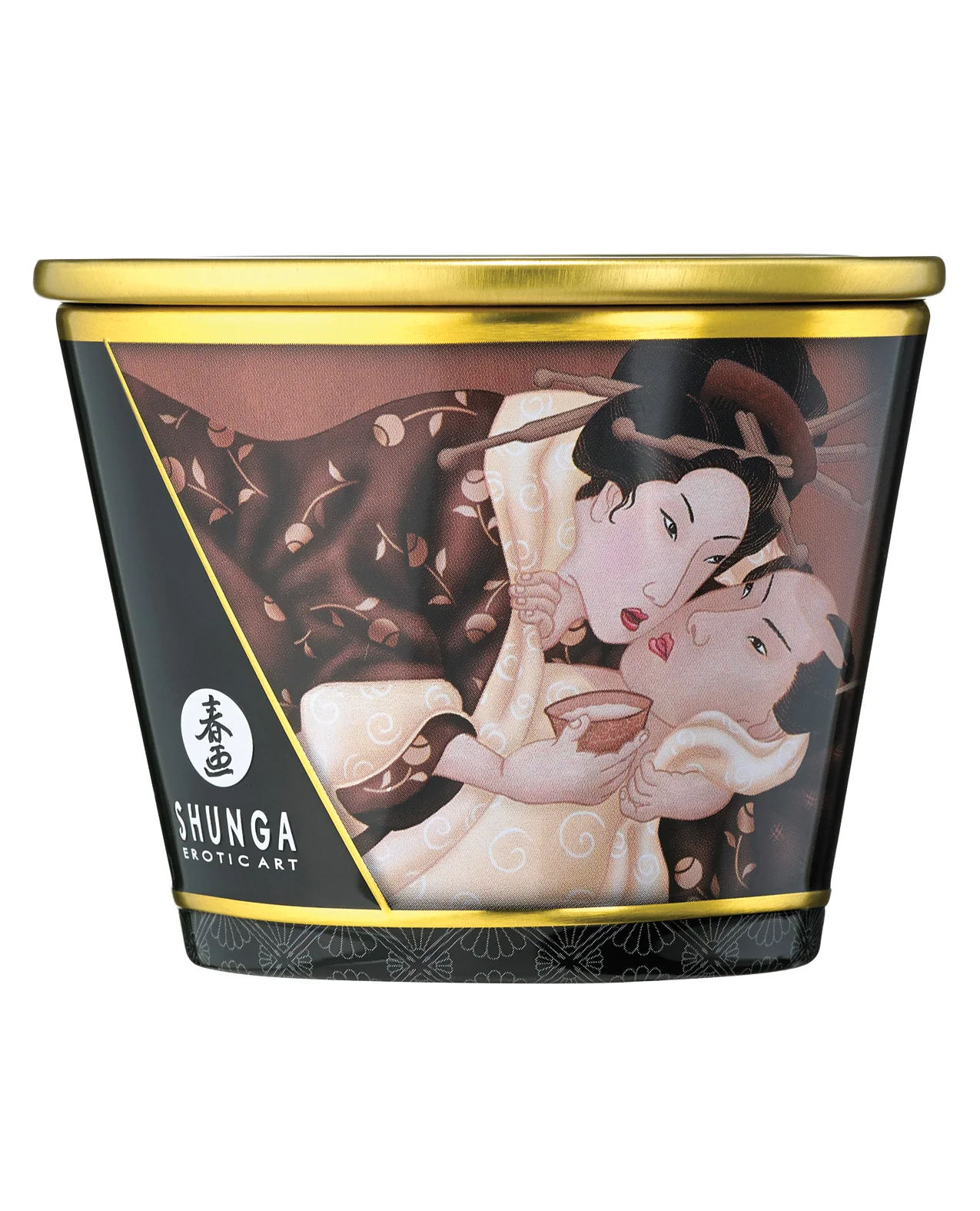 Shunga Massage Candle Excitation - 5.7 oz Intoxicating Chocolate - Image 3