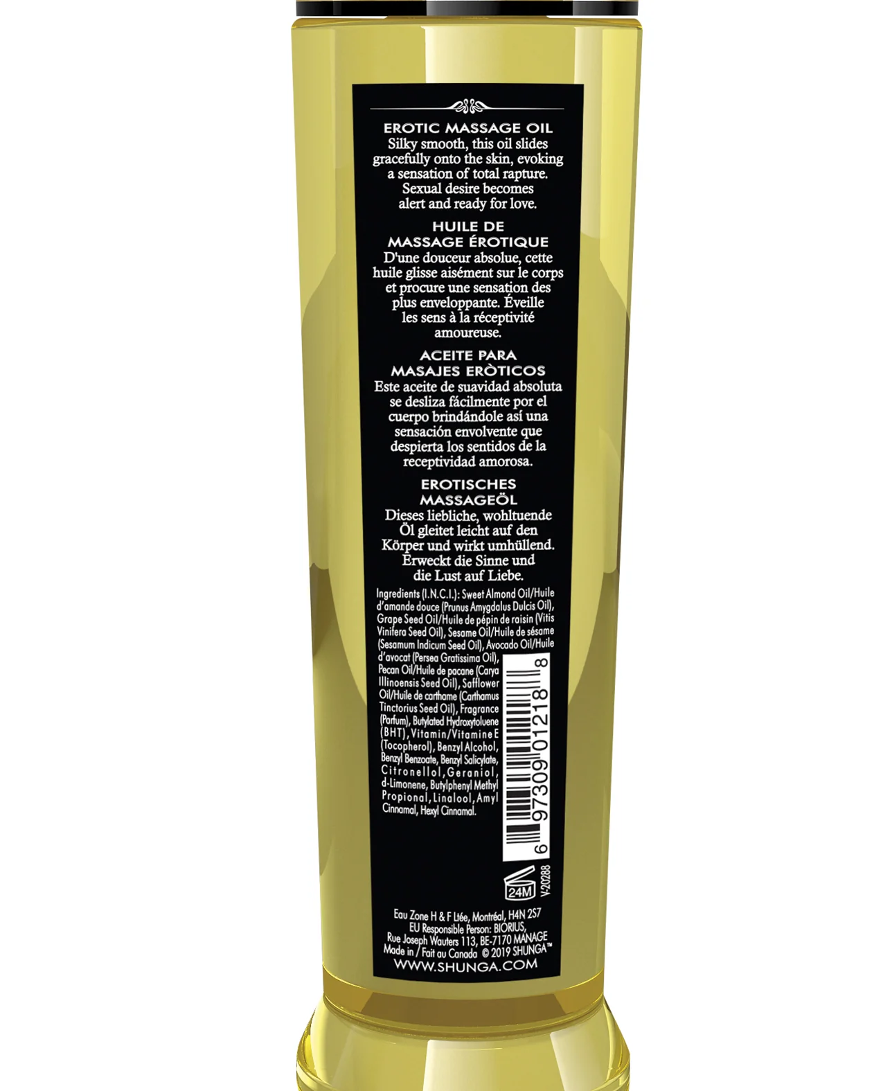 Shunga Massage Oil - 8 oz Asian Fusion - Image 2